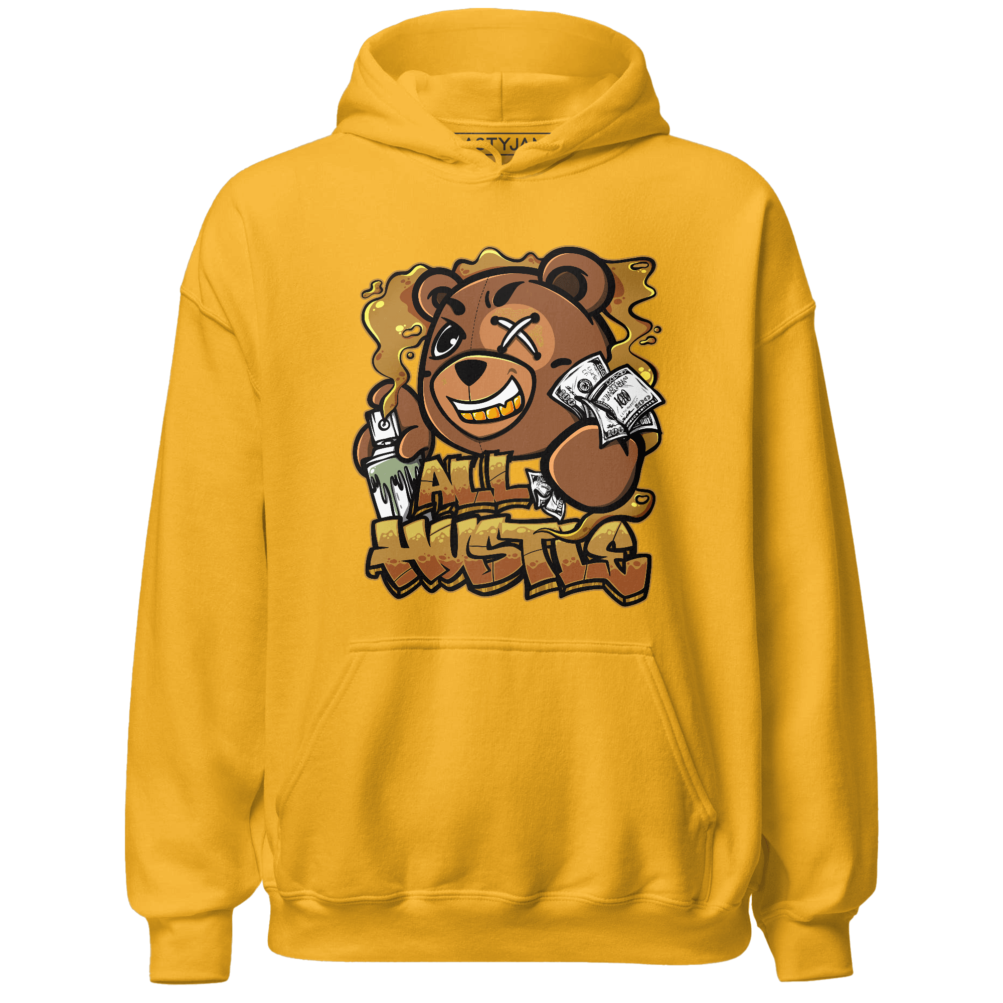 Wheat 13s Hoodie Match BER Hustle All Day - NastyJamz