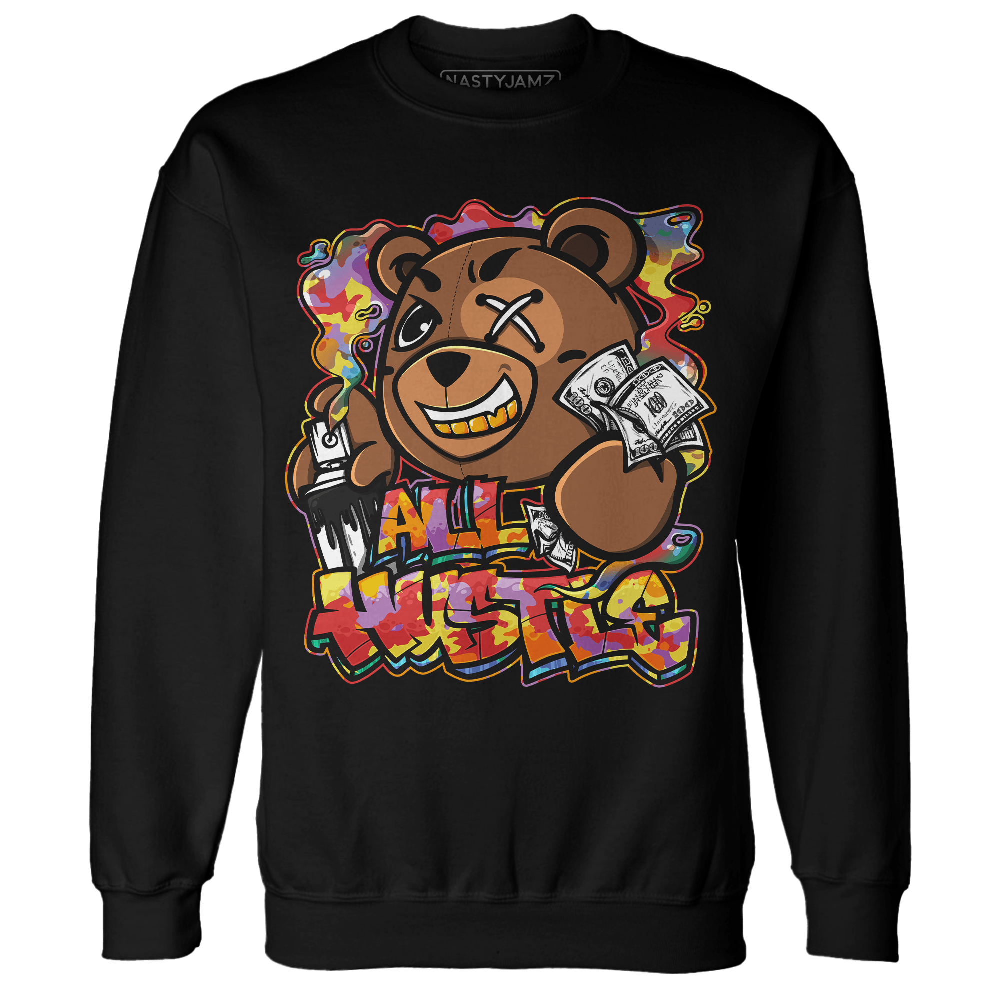 Mid GS Six Championships 1s Sweatshirt Match BER Hustle All Day - NastyJamz