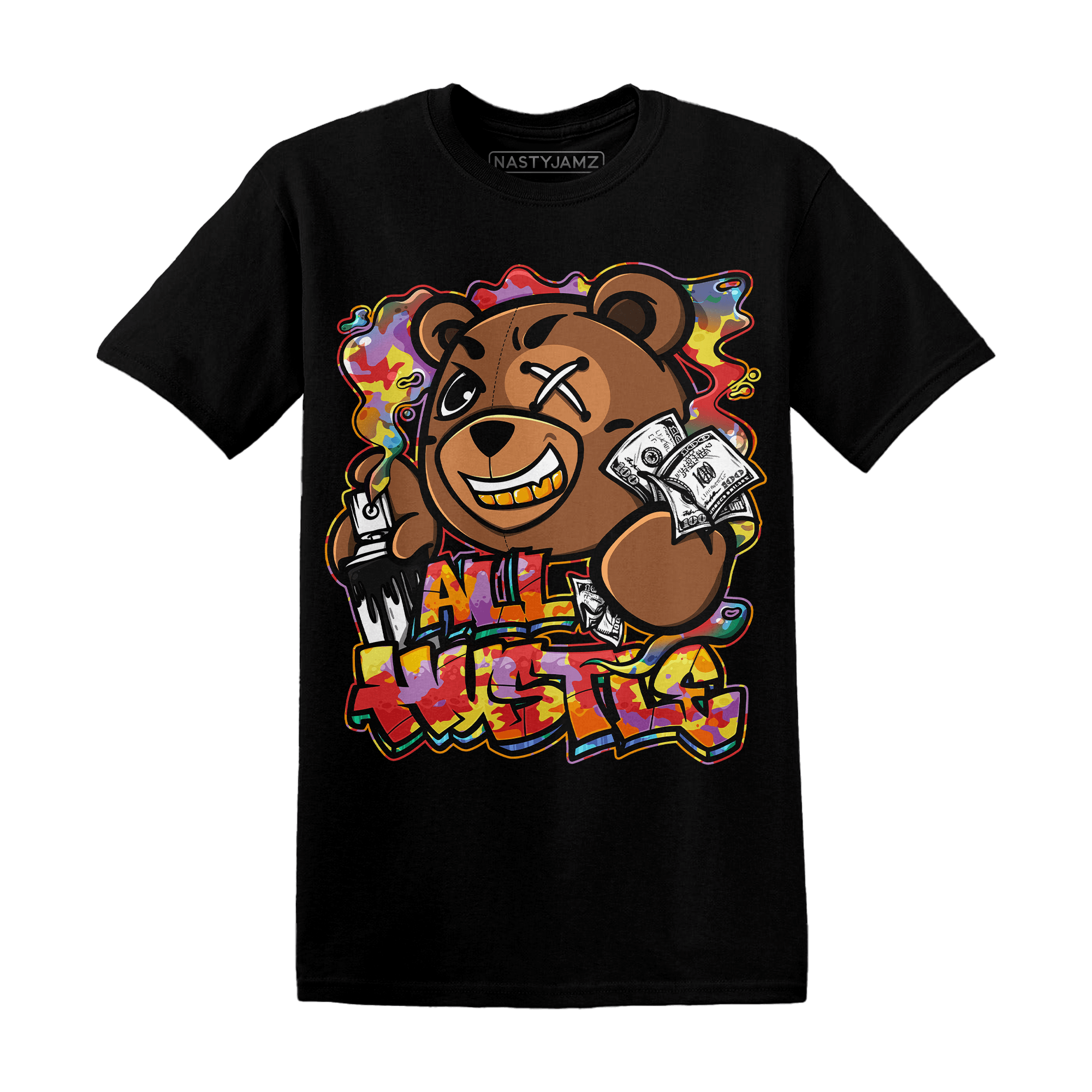 Mid GS Six Championships 1s T Shirt Match BER Hustle All Day - NastyJamz