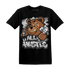 Retro High OG Black White 1s T Shirt Match BER Hustle All Day - NastyJamz