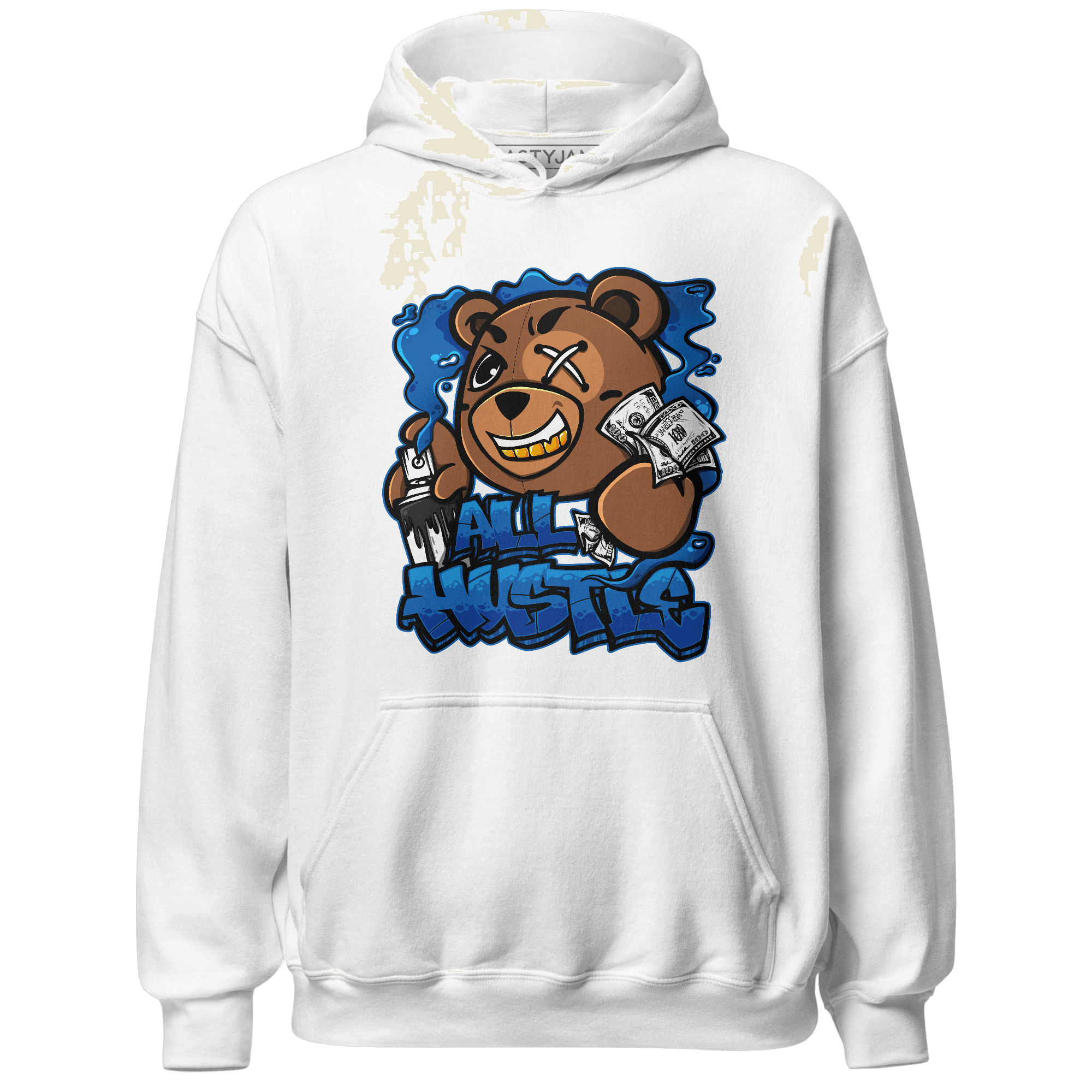 Royal Reimagined 1s Hoodie Match BER Hustle All Day - NastyJamz