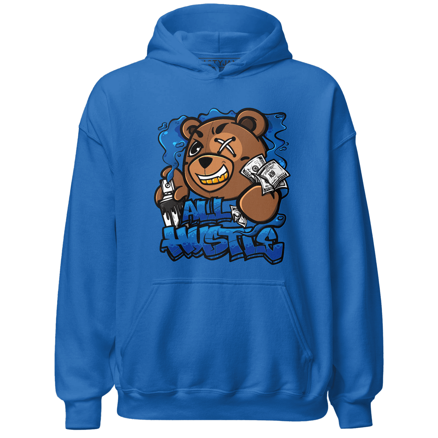 Royal Reimagined 1s Hoodie Match BER Hustle All Day - NastyJamz