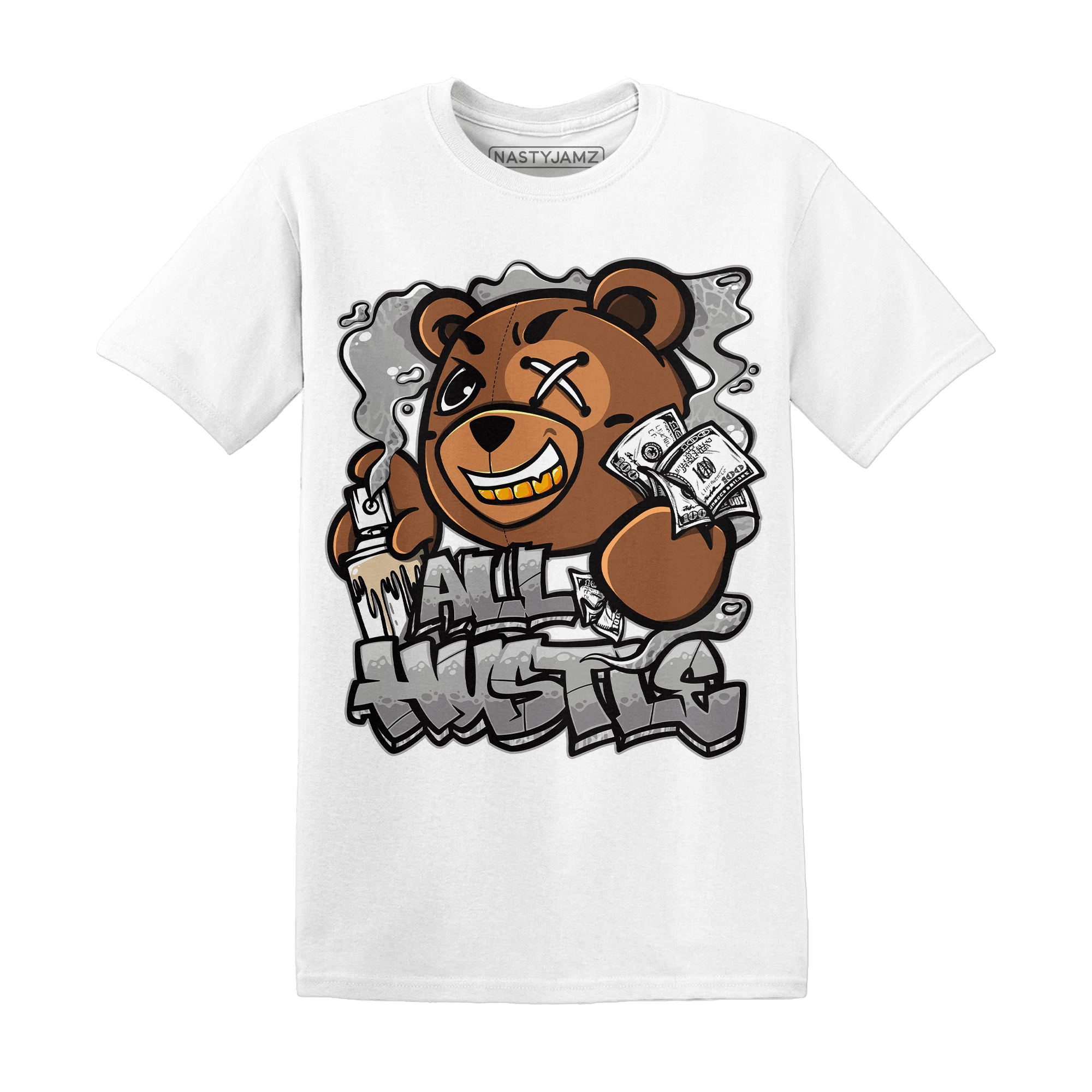 Craft Ivory 3s T Shirt Match BER Hustle All Day - NastyJamz