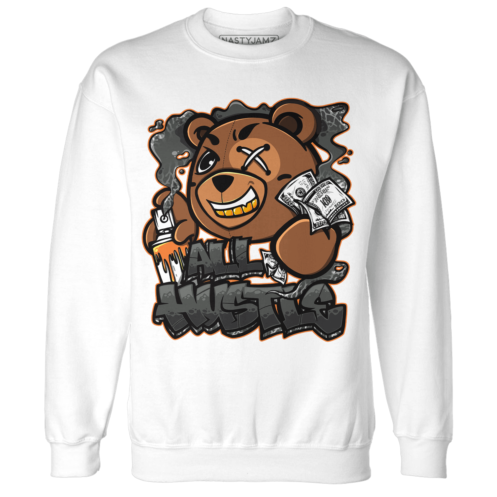 Fear Pack 3s Sweatshirt Match BER Hustle All Day - NastyJamz
