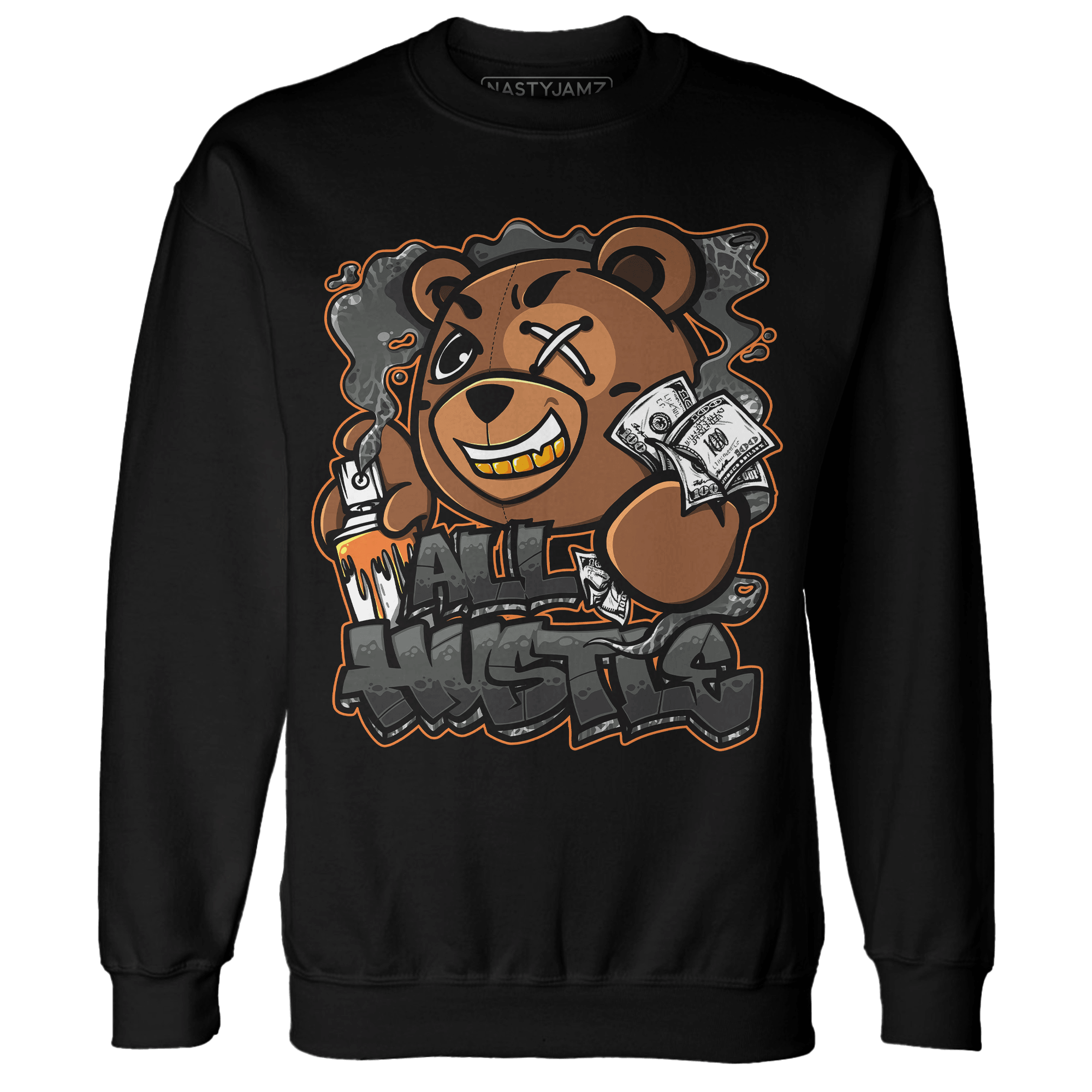 Fear Pack 3s Sweatshirt Match BER Hustle All Day - NastyJamz