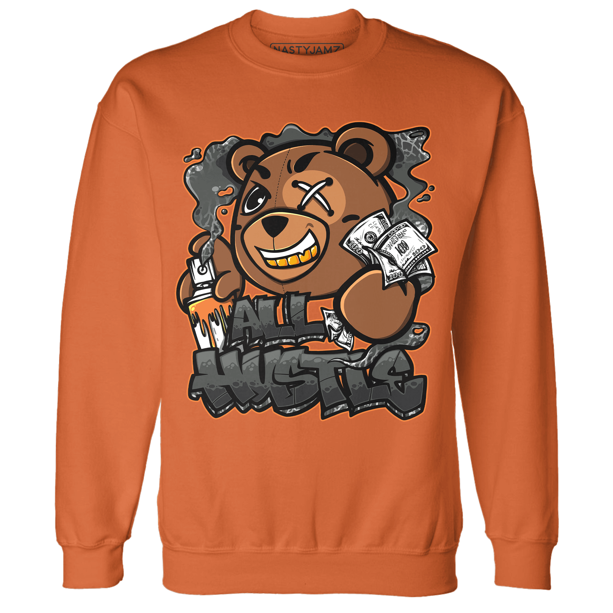 Fear Pack 3s Sweatshirt Match BER Hustle All Day - NastyJamz