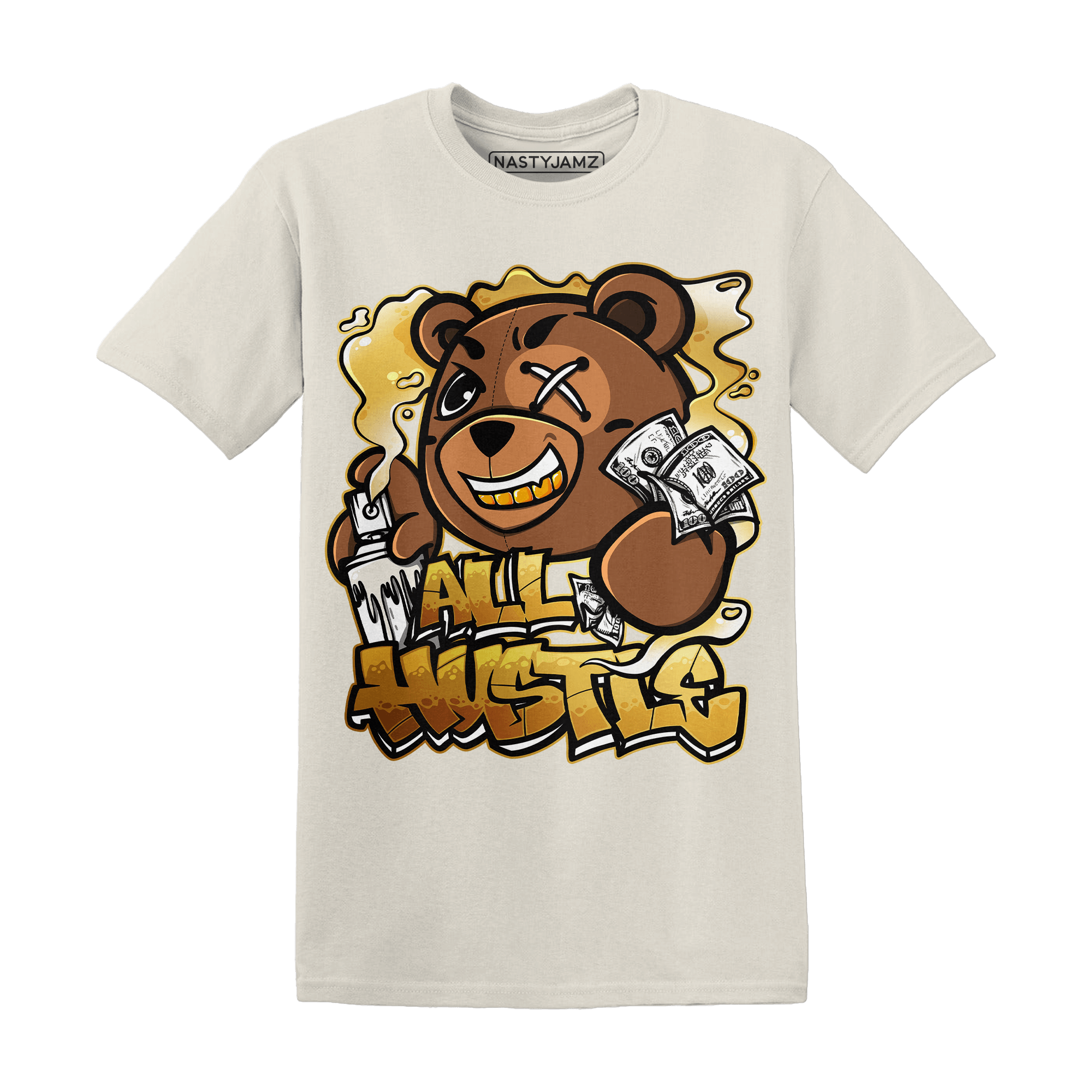 Sail 4s T Shirt Match BER Hustle All Day - NastyJamz