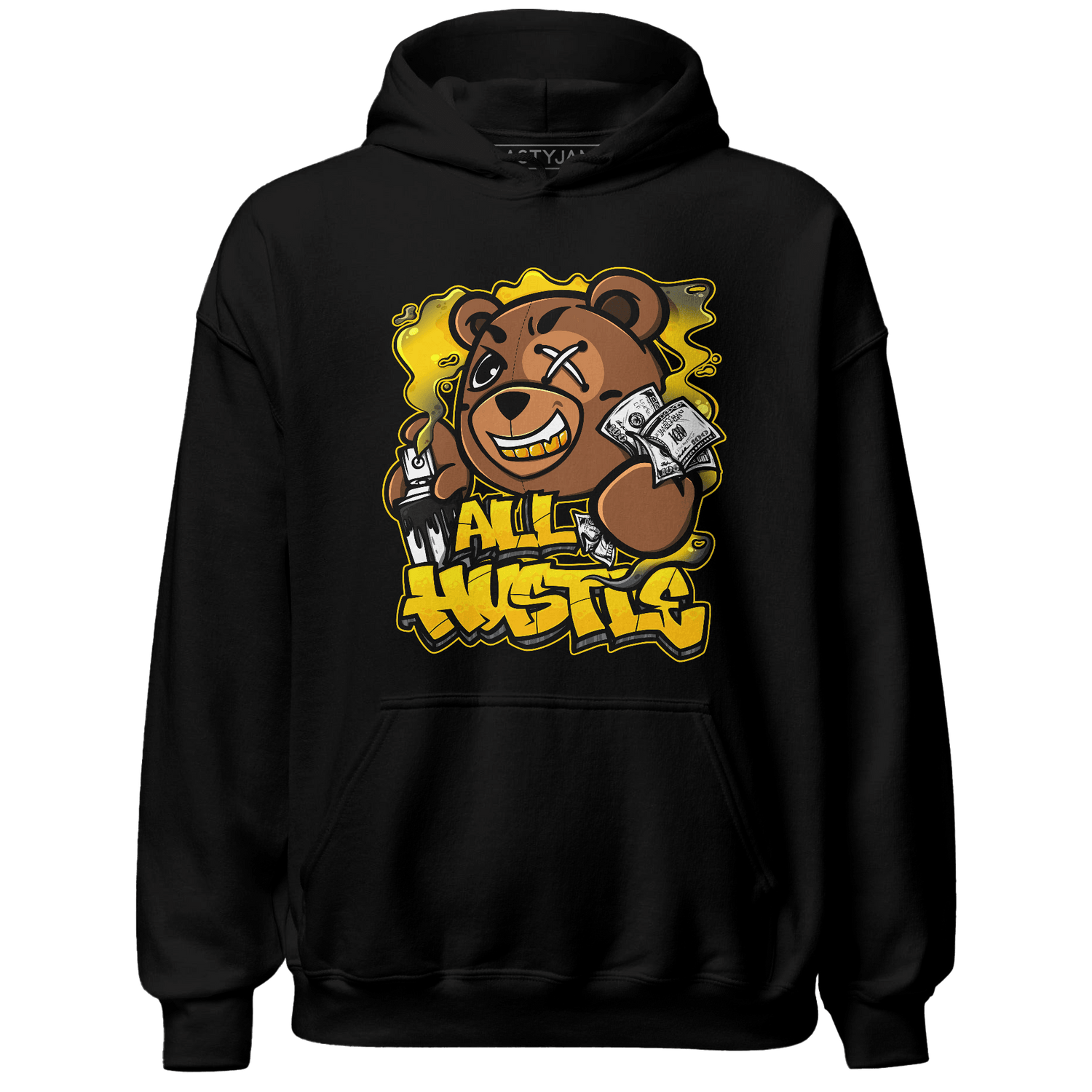 Thunder 4s Hoodie Match BER Hustle All Day - NastyJamz