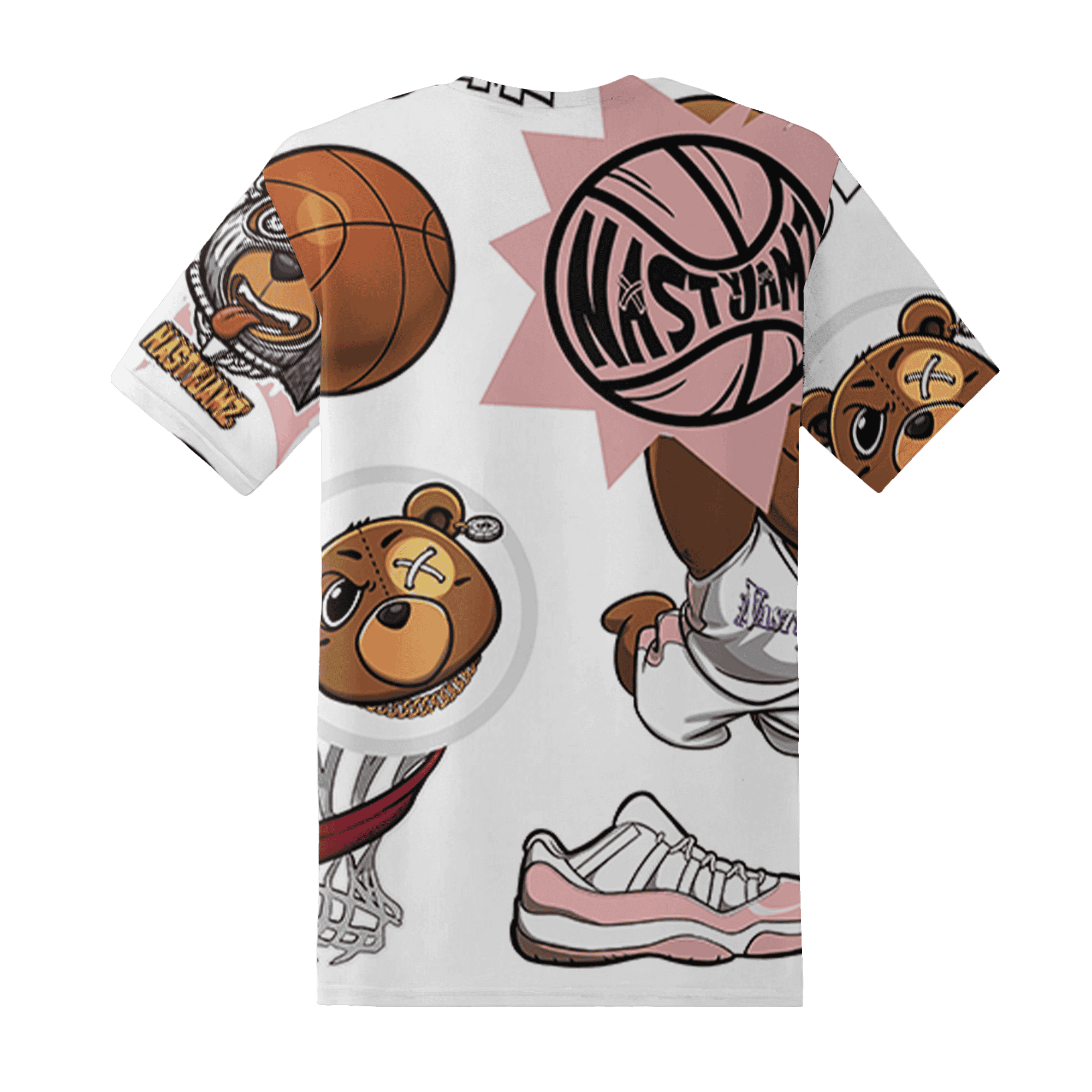 Low Legend Pink 11s T Shirt Match BER Icon Wallpapers 3D All-Over Print - NastyJamz