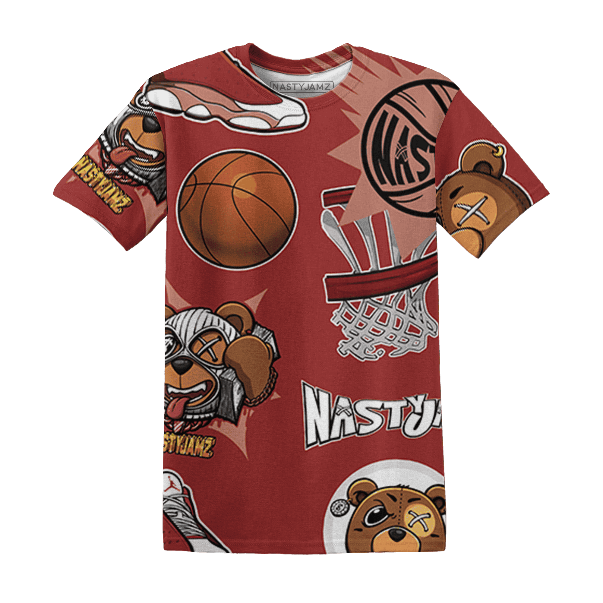 Dune Red 13s T Shirt Match BER Icon Wallpapers 3D All-Over Print - NastyJamz