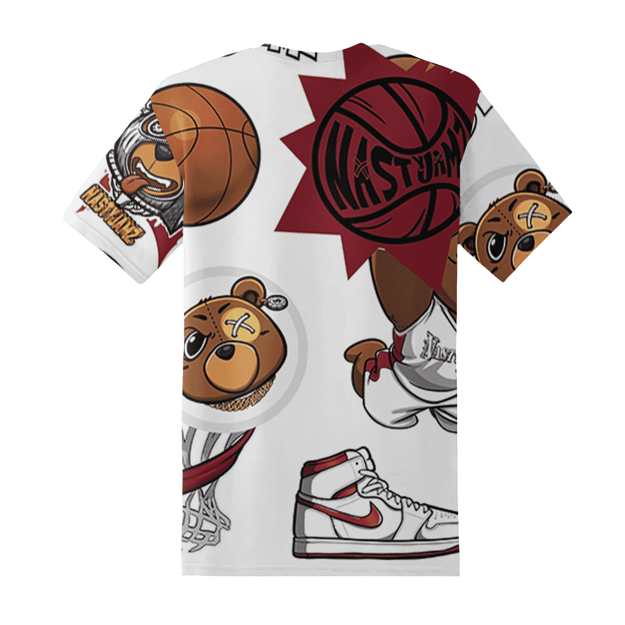 High 85 Metallic Burgundy 1s T Shirt Match BER Icon Wallpapers 3D All-Over Print - NastyJamz