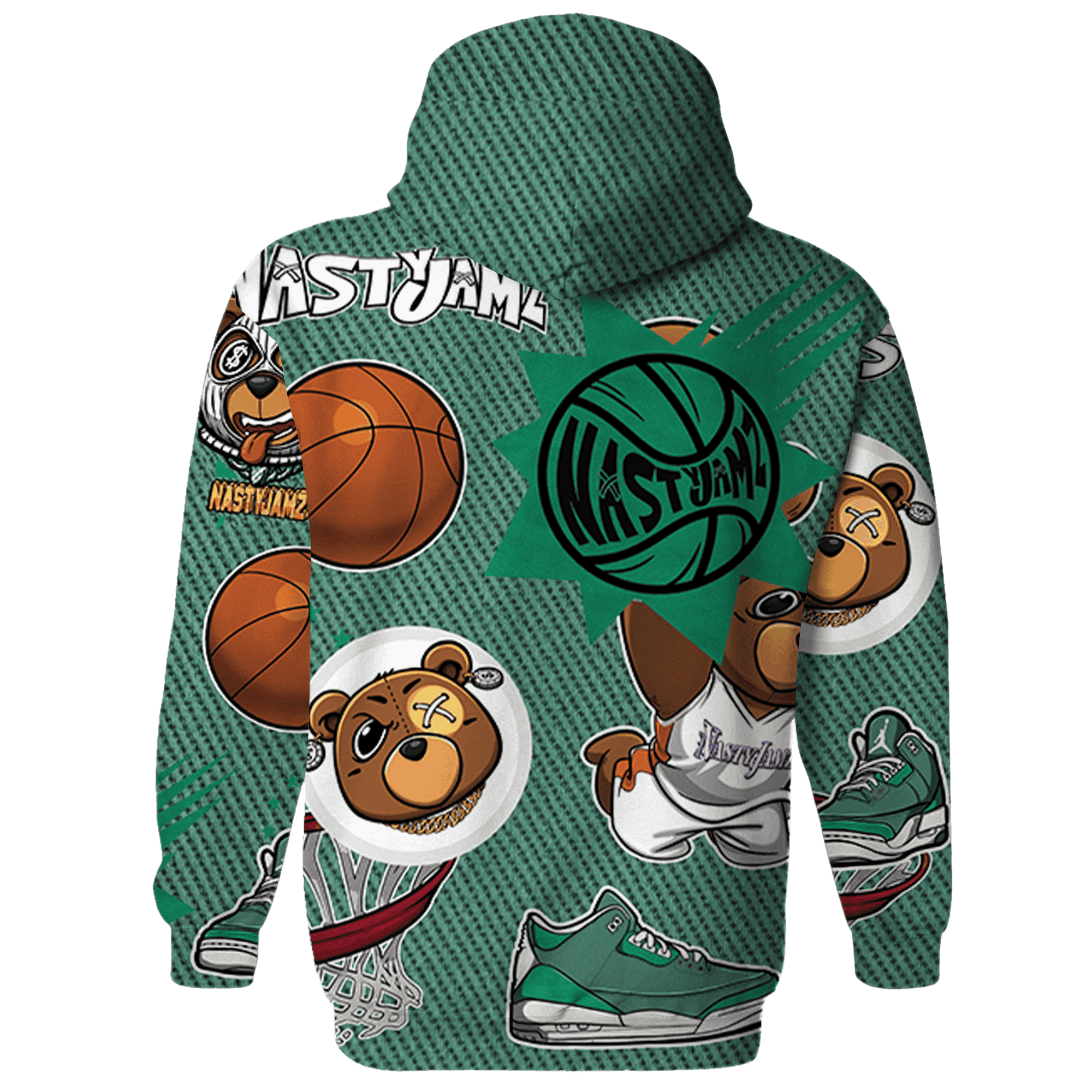 Nina CN Abney 3s Hoodie Match BER Icon Wallpapers 3D All-Over Print - NastyJamz