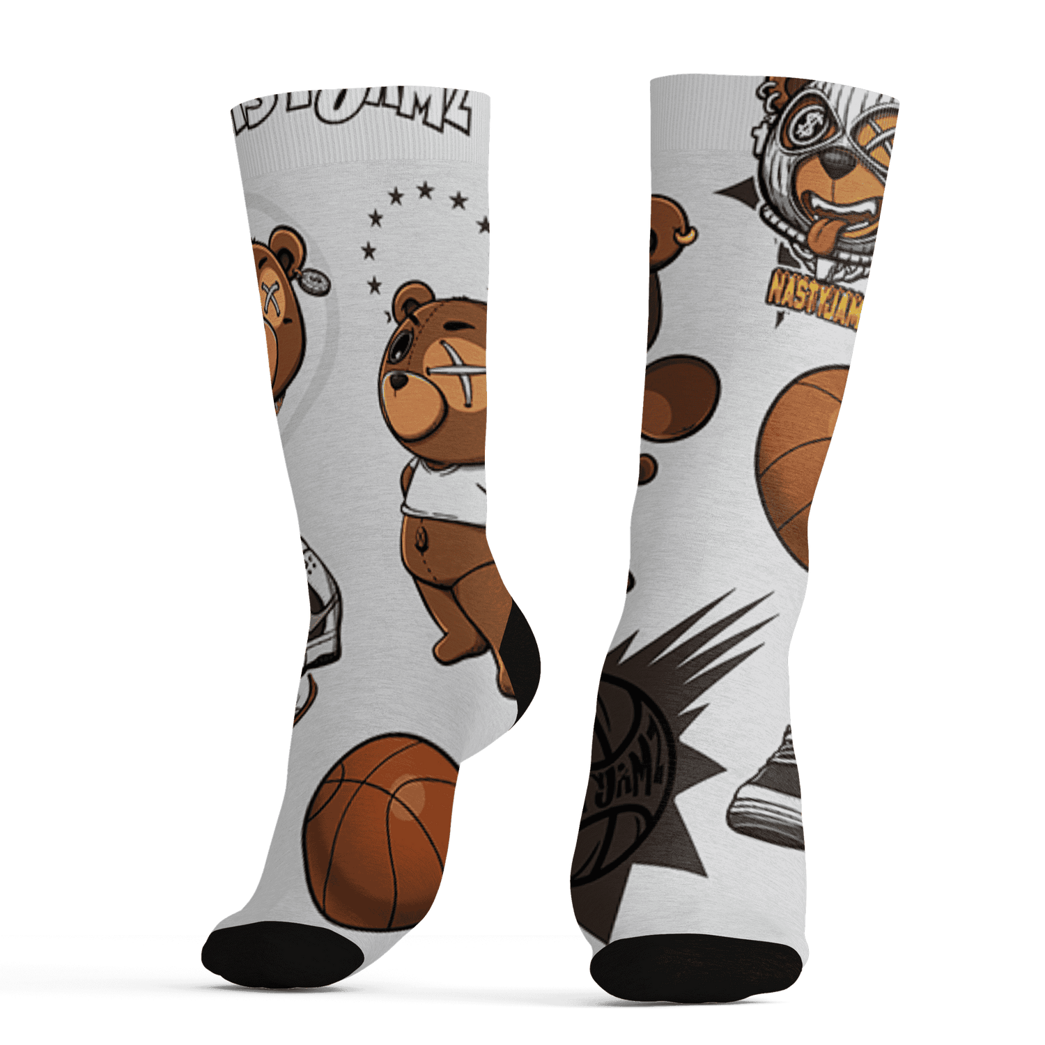 Dunk Low Baroque Brown Socks Match BER Icon Wallpapers 3D All-Over Print - NastyJamz
