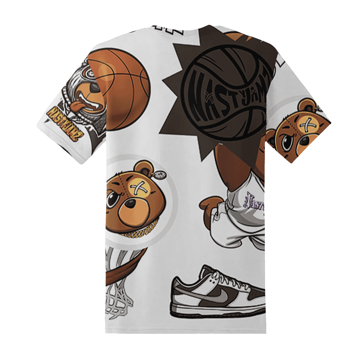 Dunk Low Baroque Brown T Shirt Match BER Icon Wallpapers 3D All-Over Print - NastyJamz