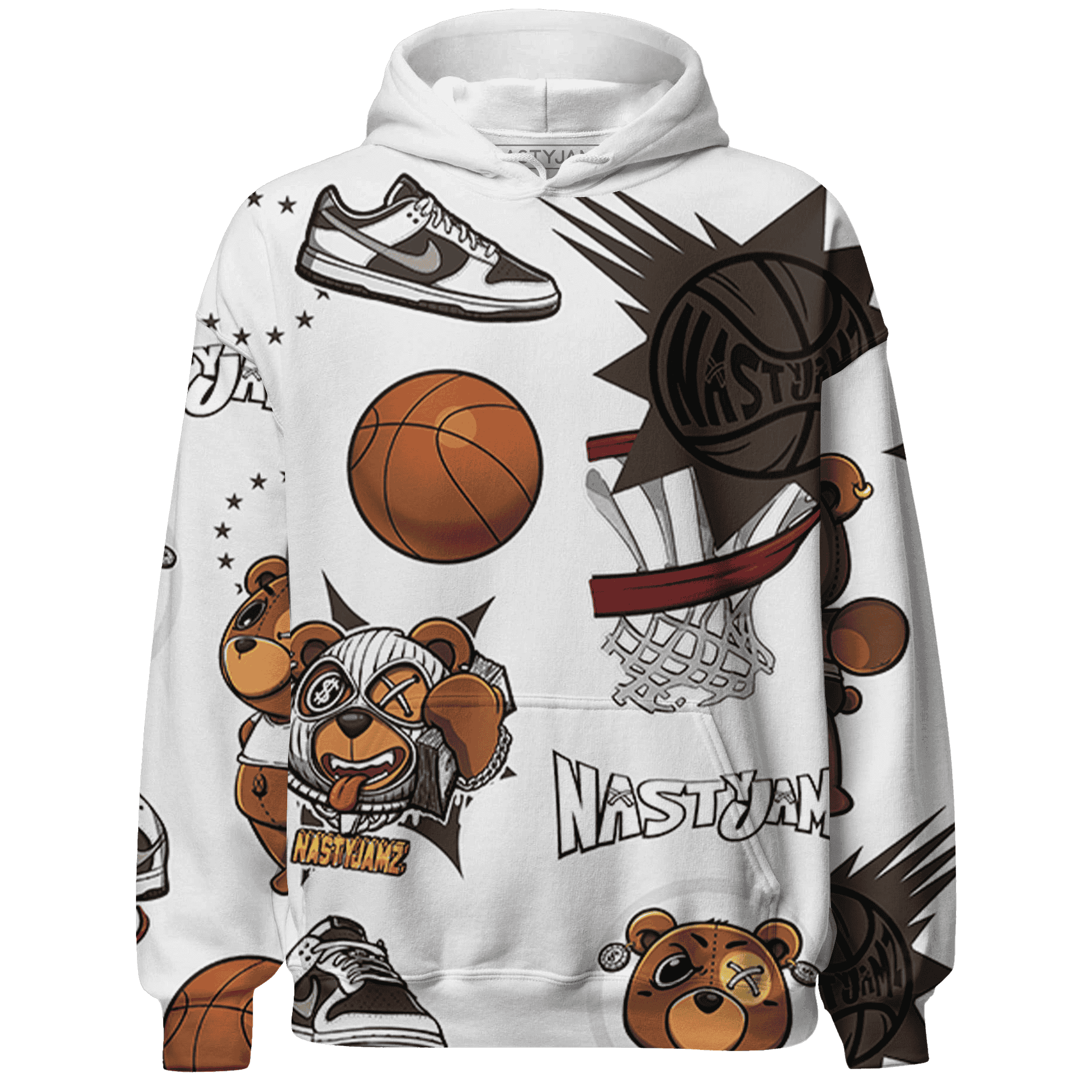 Dunk Low Baroque Brown Hoodie Match BER Icon Wallpapers 3D All-Over Print - NastyJamz