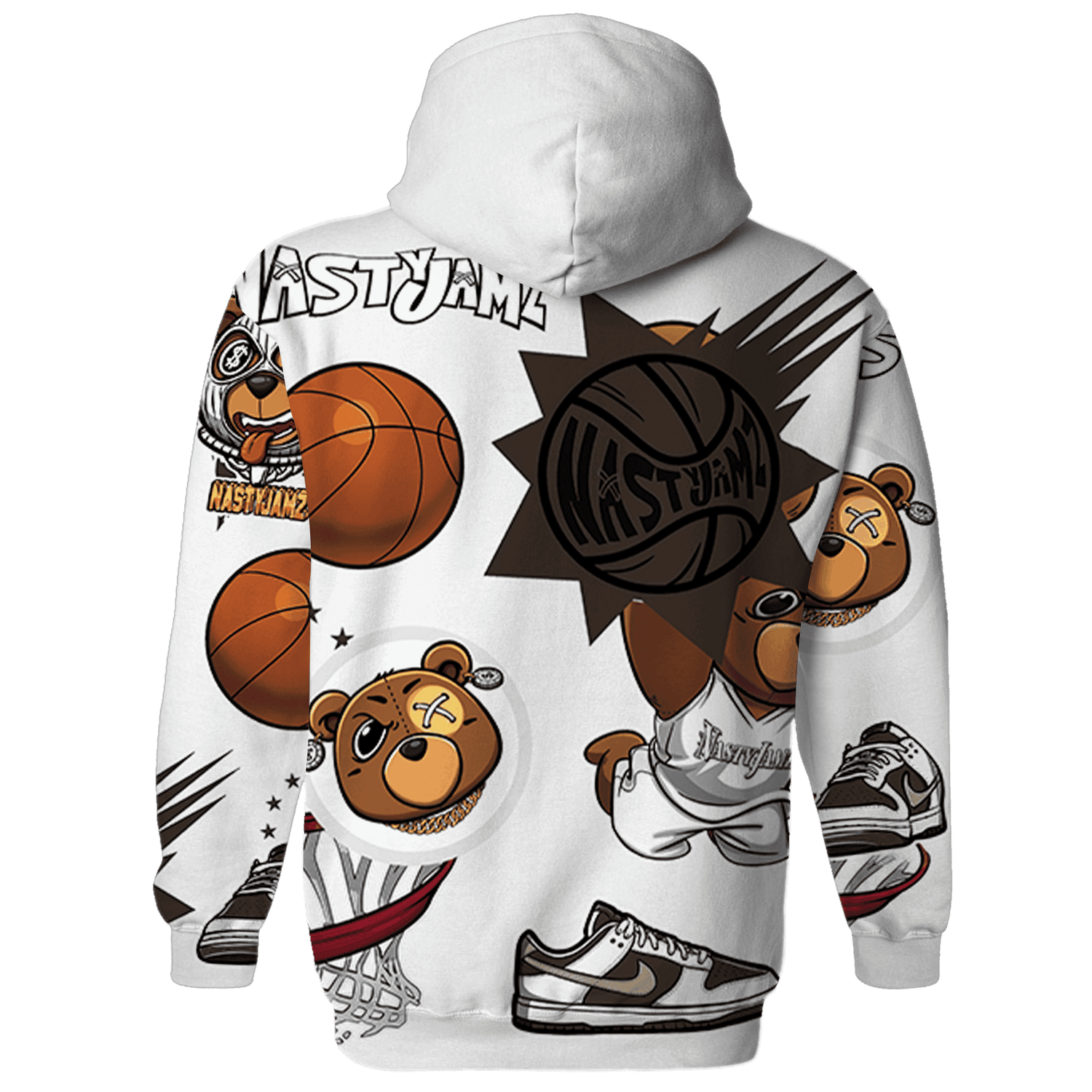 Dunk Low Baroque Brown Hoodie Match BER Icon Wallpapers 3D All-Over Print - NastyJamz