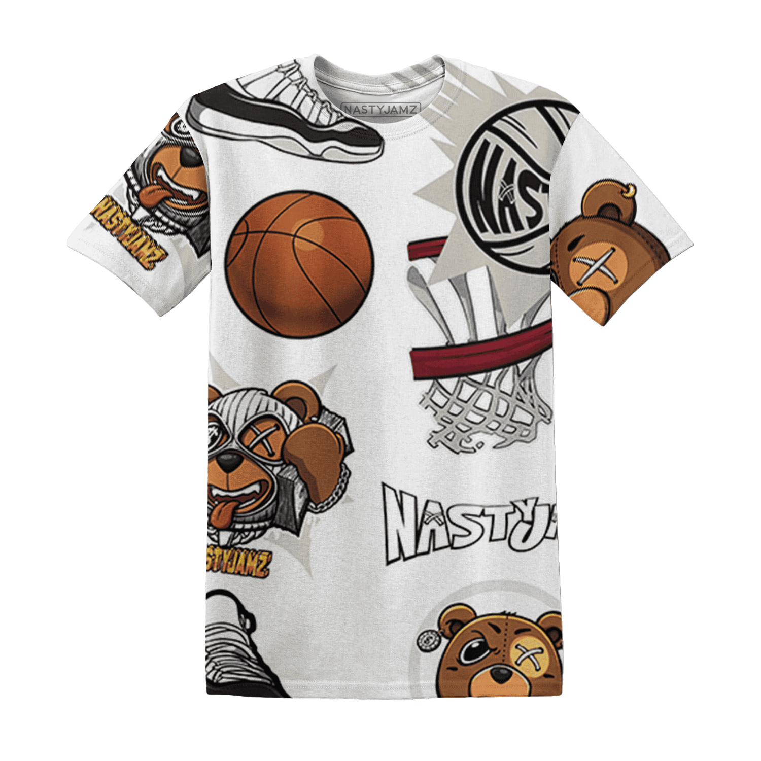 Gratitude 11s T Shirt Match BER Icon Wallpapers 3D All-Over Print - NastyJamz