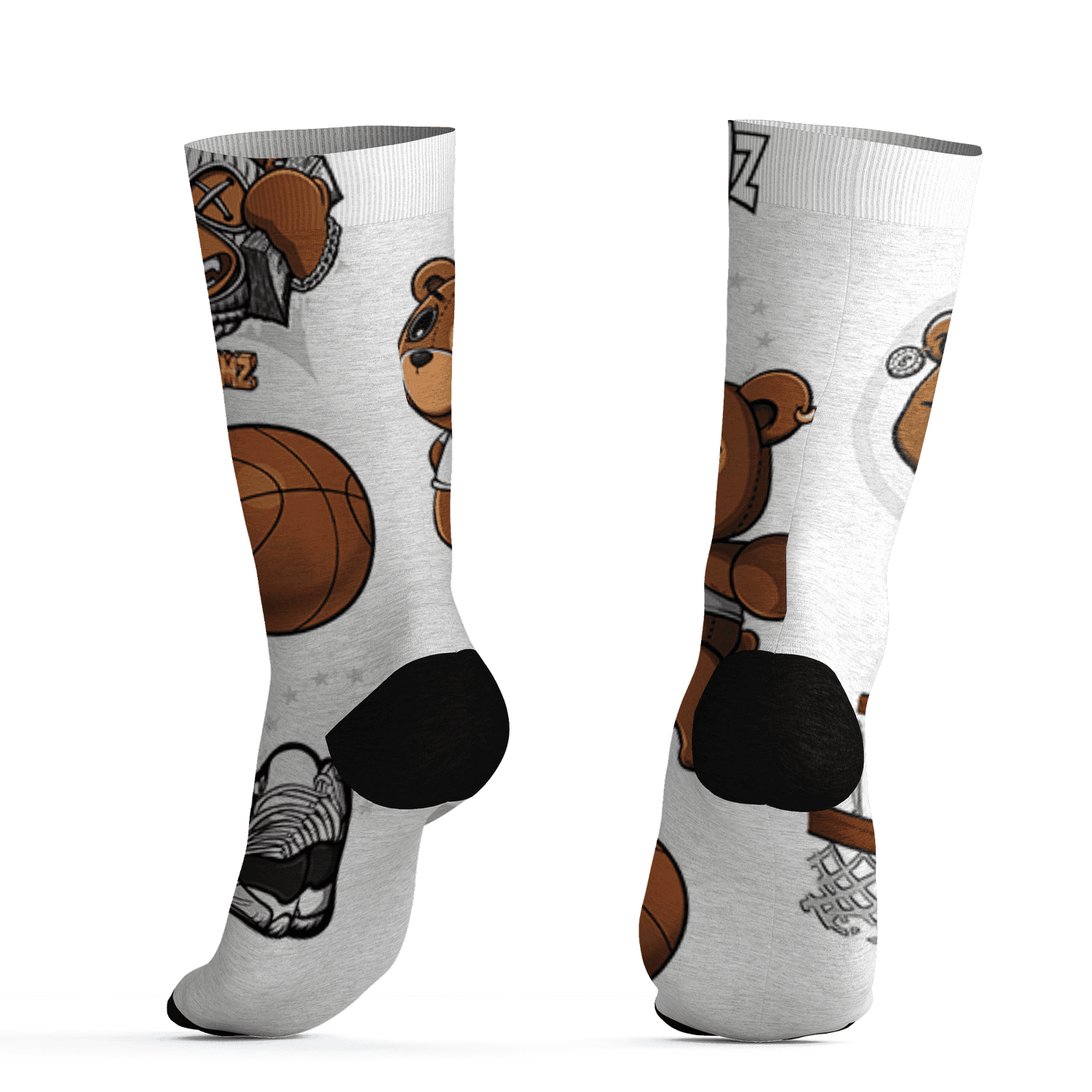 Gratitude 11s Socks Match BER Icon Wallpapers 3D All-Over Print - NastyJamz