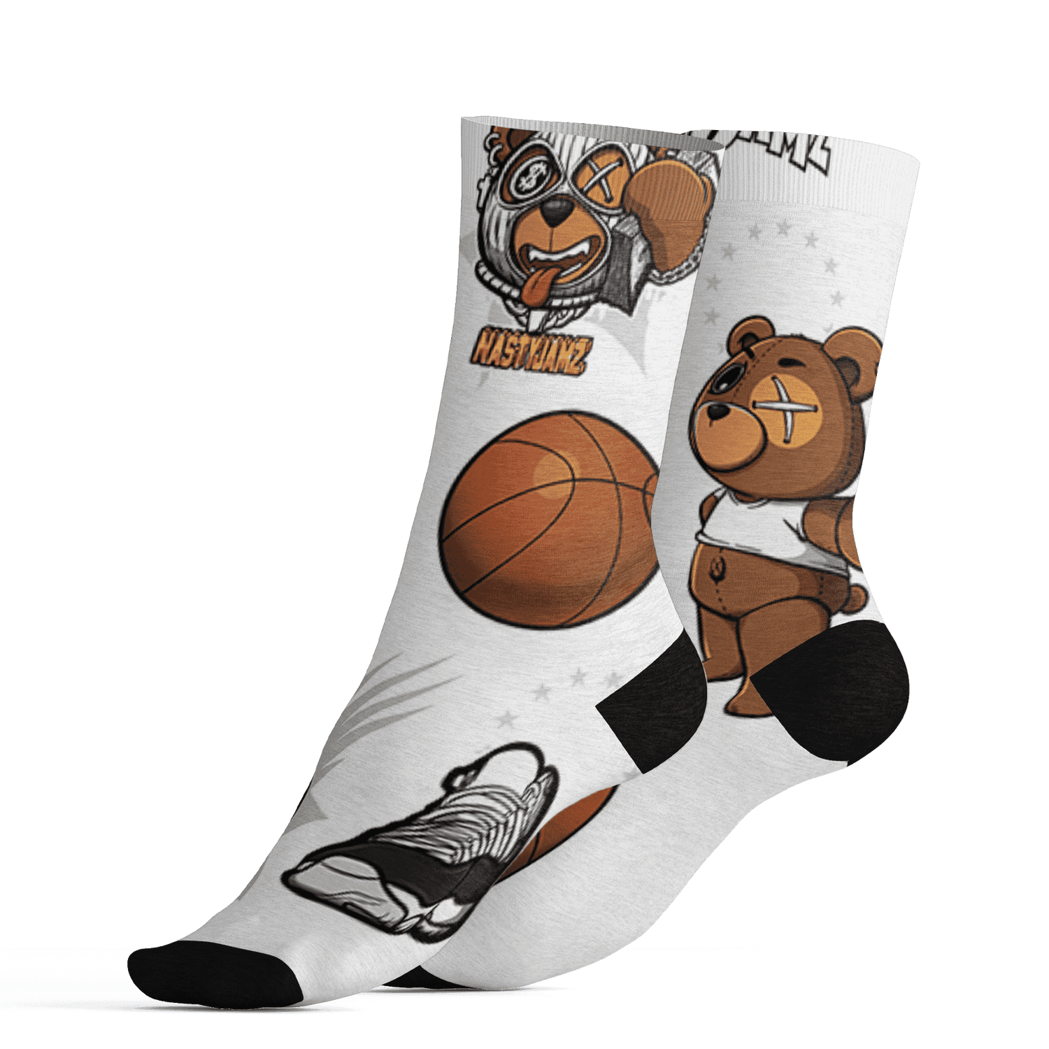 Gratitude 11s Socks Match BER Icon Wallpapers 3D All-Over Print - NastyJamz