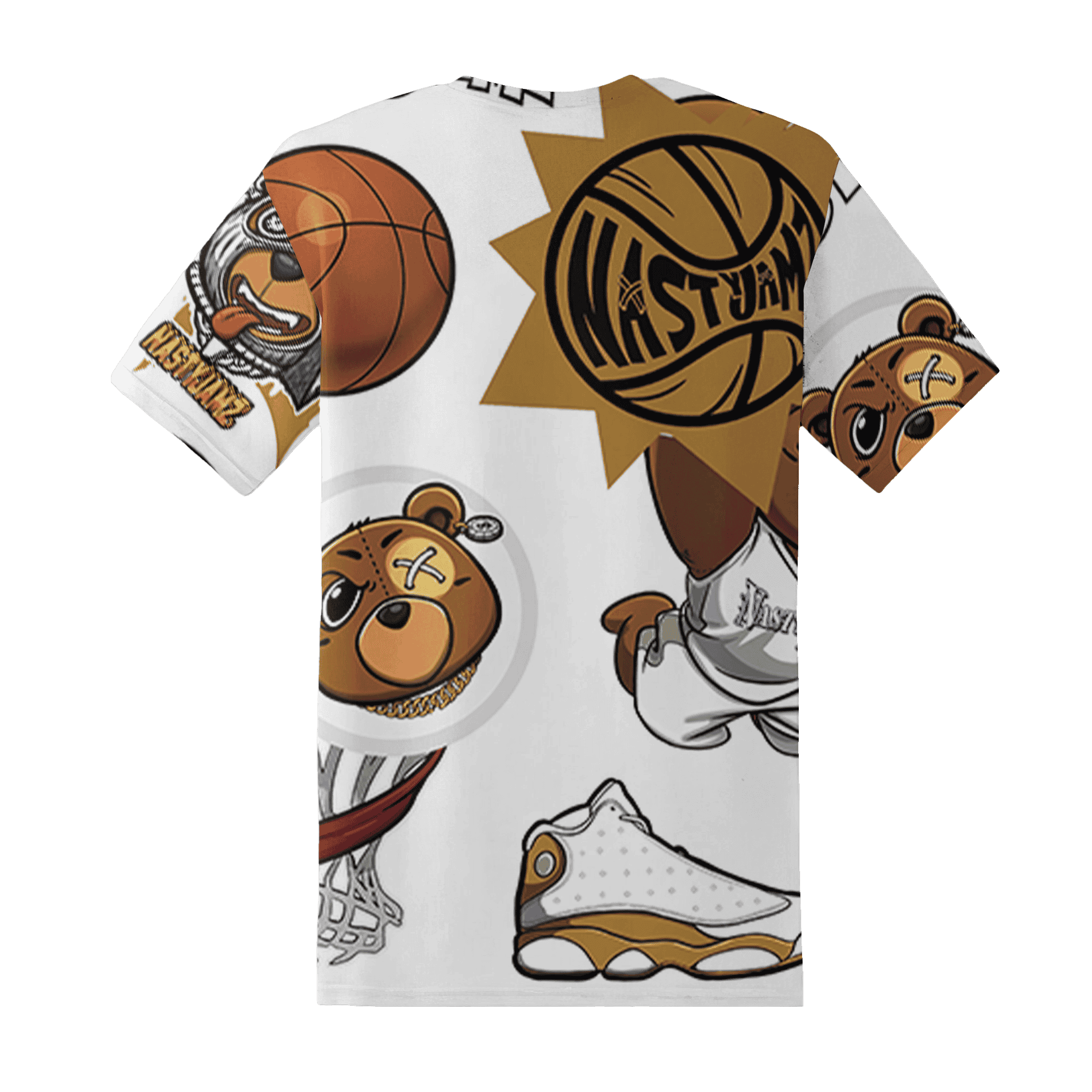 Wheat 13s T Shirt Match BER Icon Wallpapers 3D All-Over Print - NastyJamz