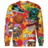 Mid GS Six Championships 1s Sweatshirt Match BER Icon Wallpapers 3D All-Over Print - NastyJamz