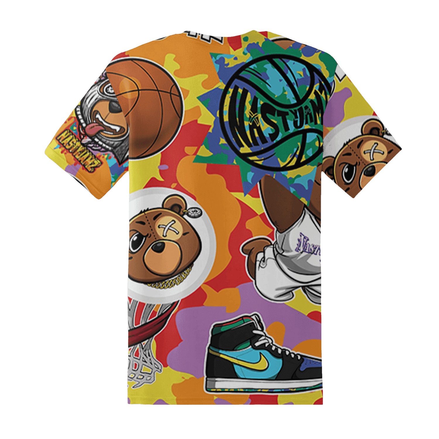 Mid GS Six Championships 1s T Shirt Match BER Icon Wallpapers 3D All-Over Print - NastyJamz