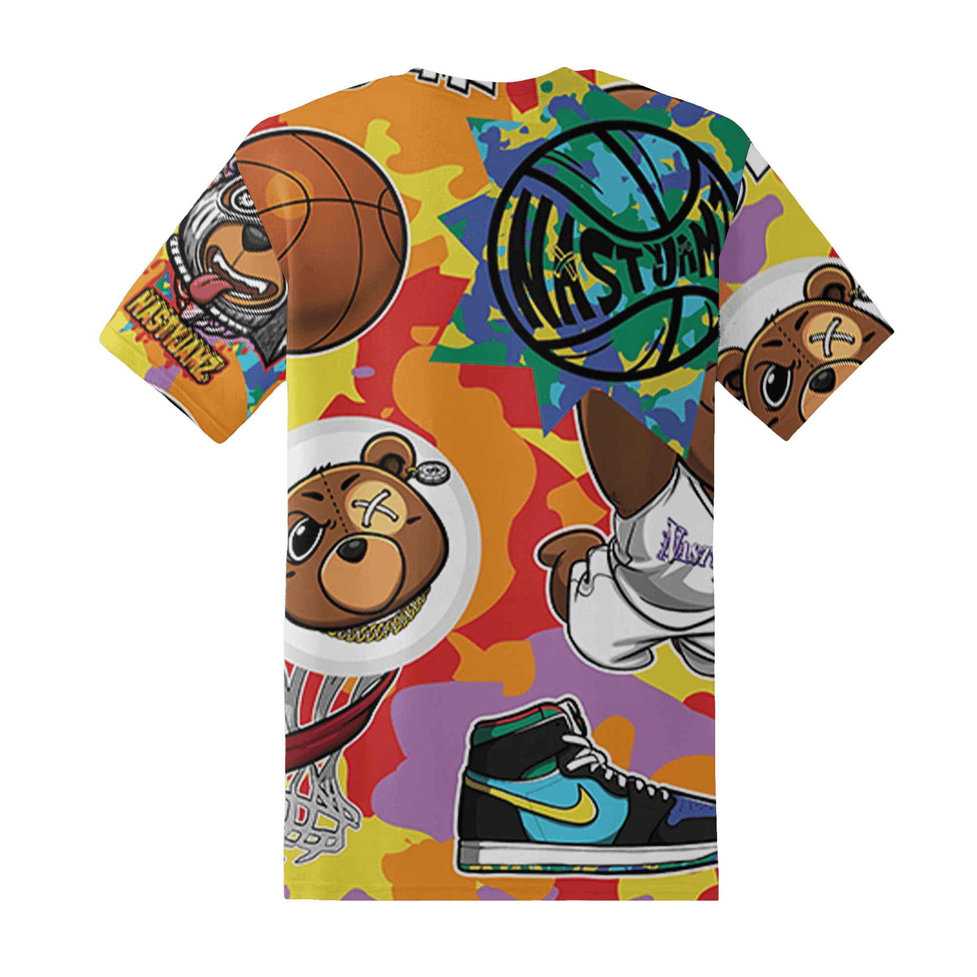 Mid GS Six Championships 1s T Shirt Match BER Icon Wallpapers 3D All-Over Print - NastyJamz