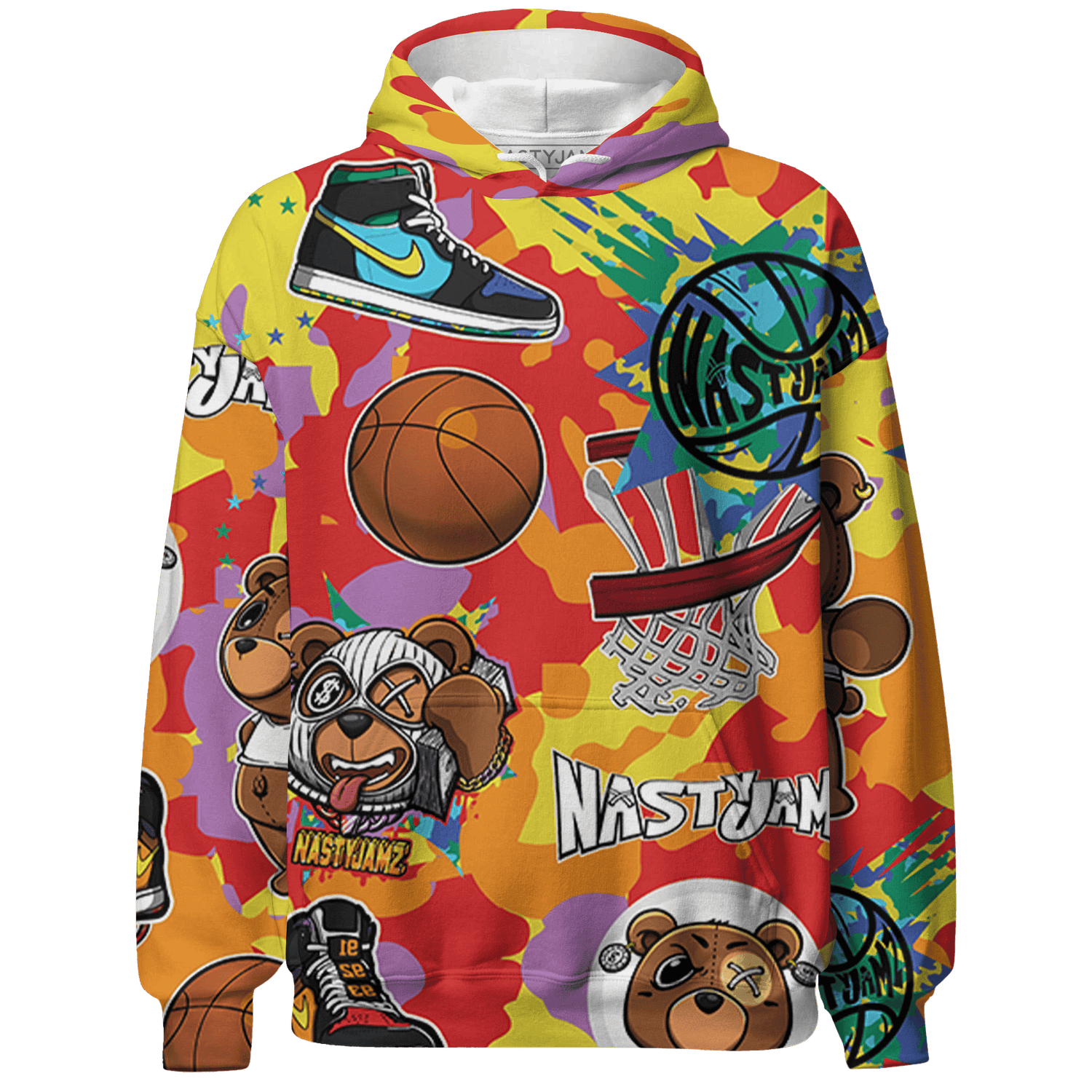 Mid GS Six Championships 1s Hoodie Match BER Icon Wallpapers 3D All-Over Print - NastyJamz