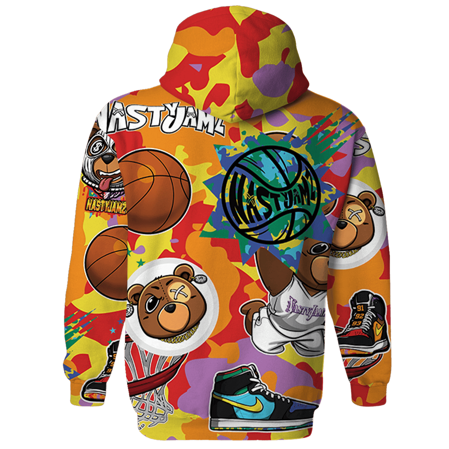 Mid GS Six Championships 1s Hoodie Match BER Icon Wallpapers 3D All-Over Print - NastyJamz