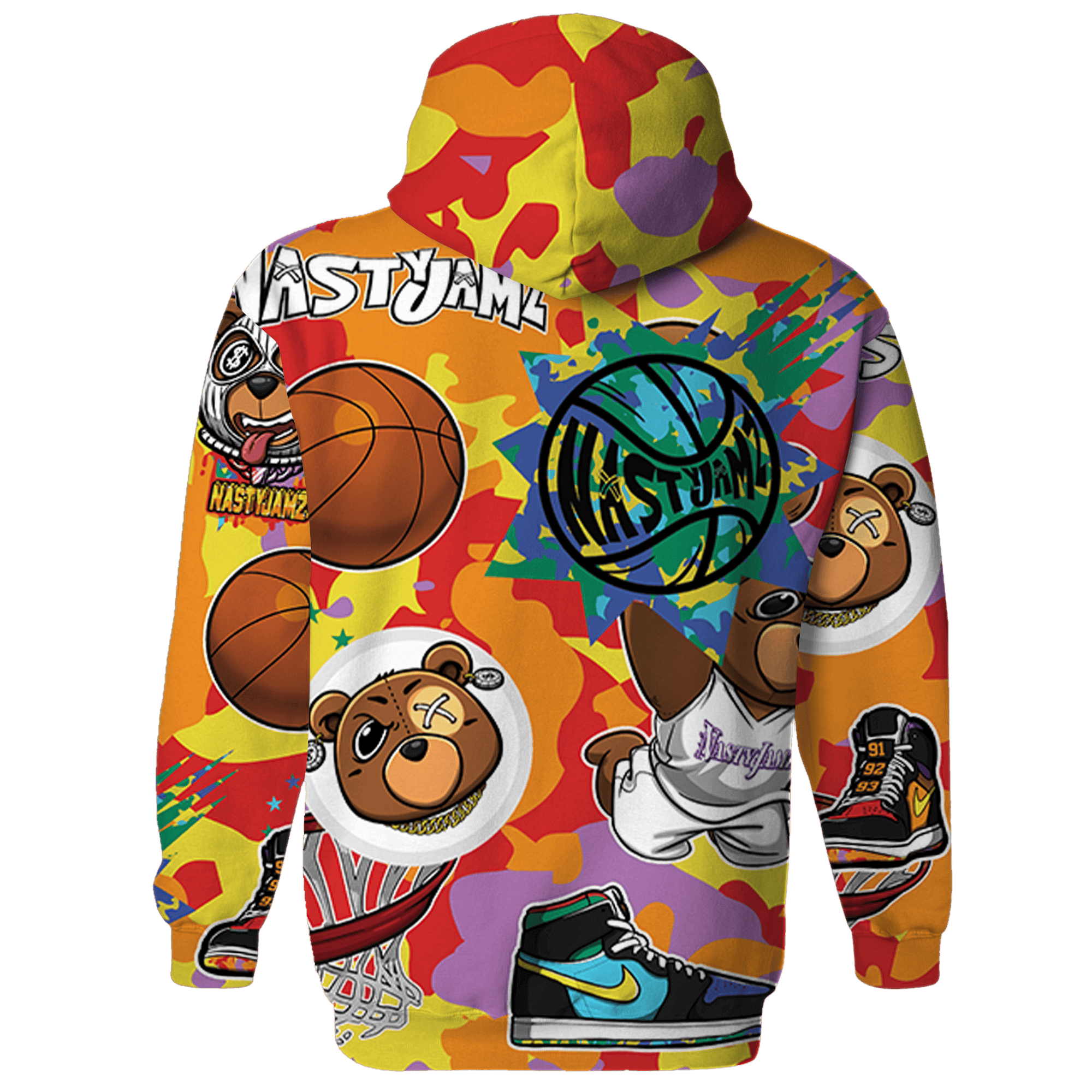 Mid GS Six Championships 1s Hoodie Match BER Icon Wallpapers 3D All-Over Print - NastyJamz