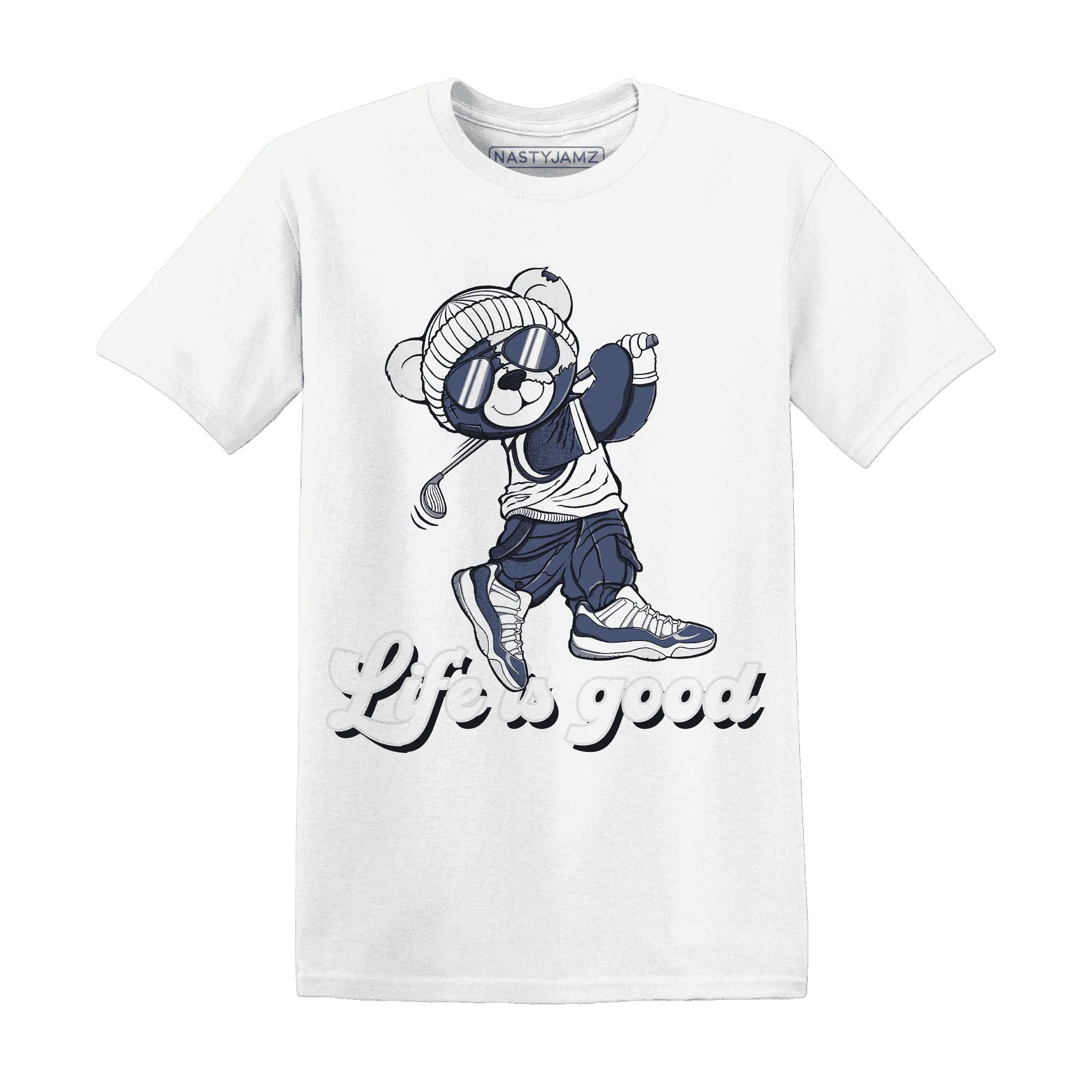 Low-Diffused-Blue-11s-T-Shirt-Match-BER-Like-Golf