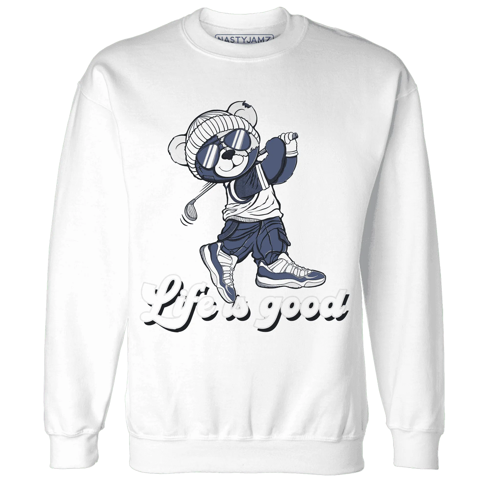 Low-Diffused-Blue-11s-Sweatshirt-Match-BER-Like-Golf