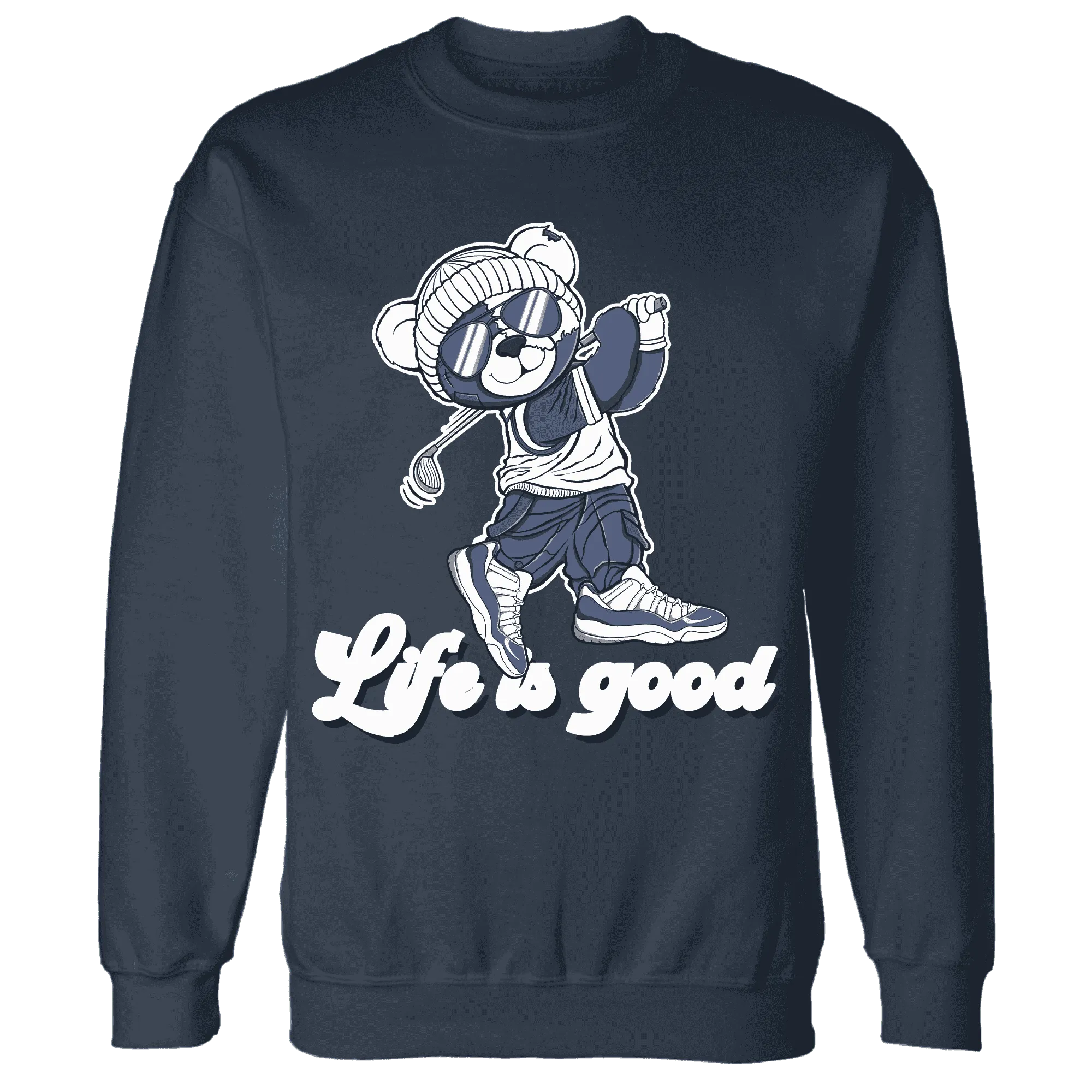 Low-Diffused-Blue-11s-Sweatshirt-Match-BER-Like-Golf