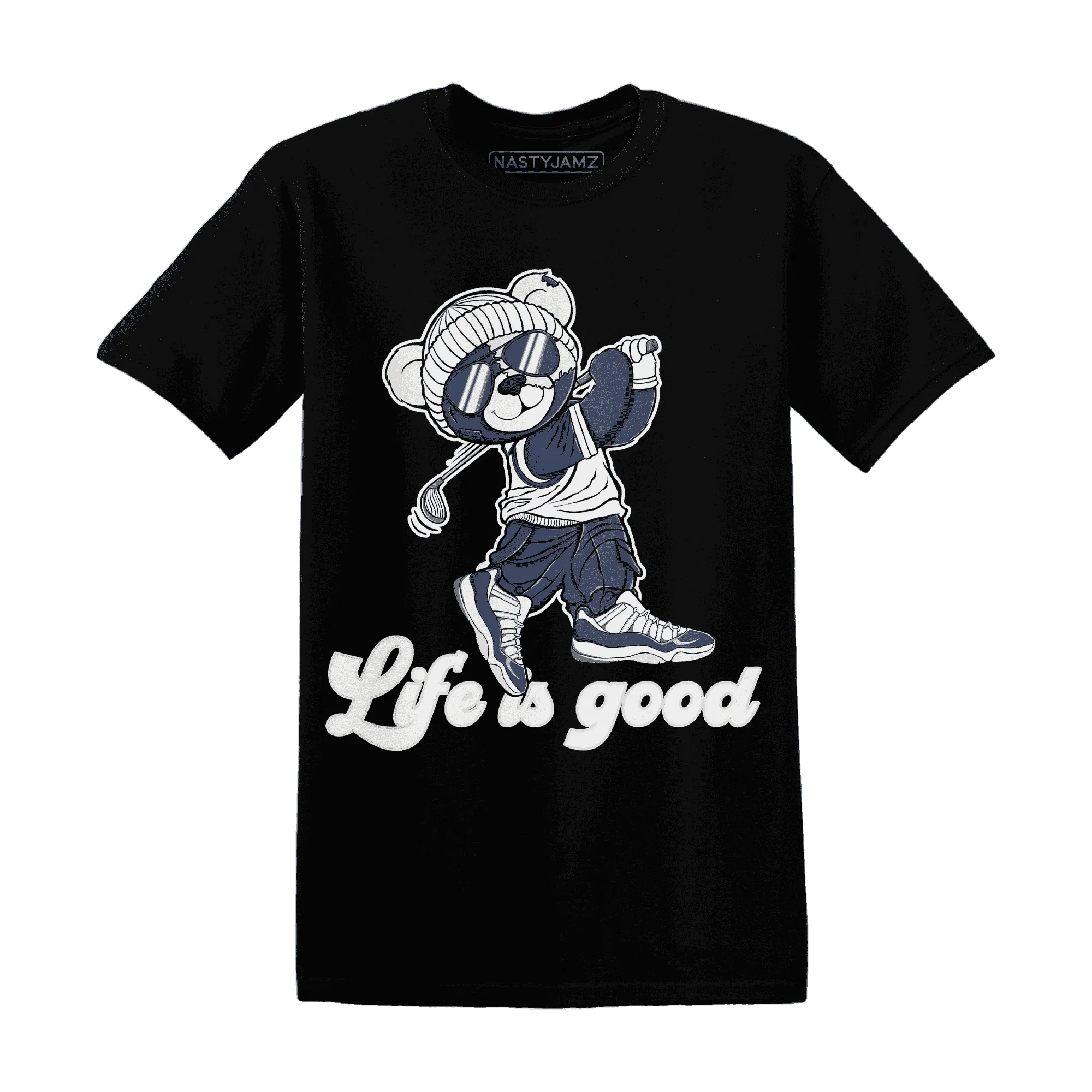 Low-Diffused-Blue-11s-T-Shirt-Match-BER-Like-Golf