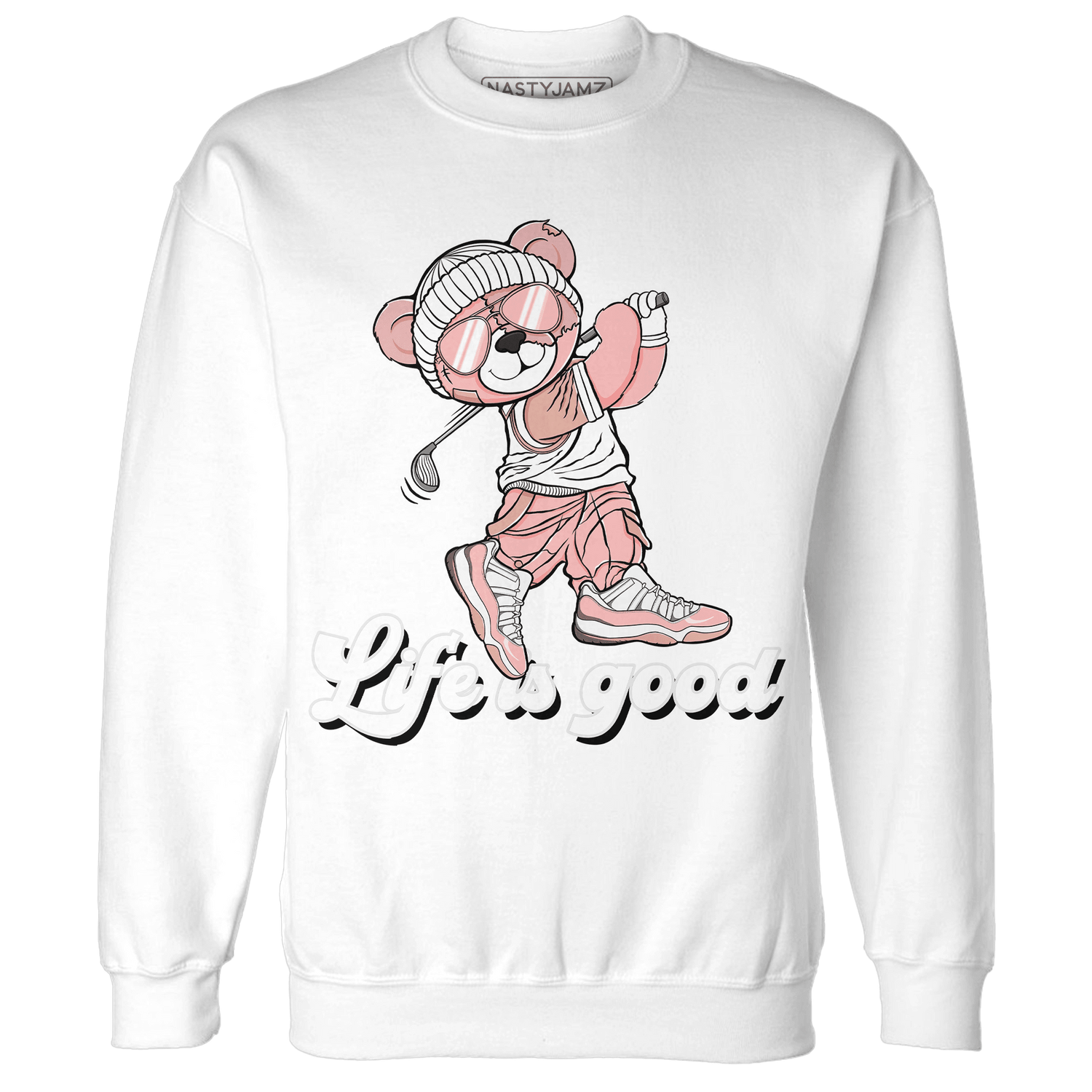 Low Legend Pink 11s Sweatshirt Match BER Like Golf - NastyJamz