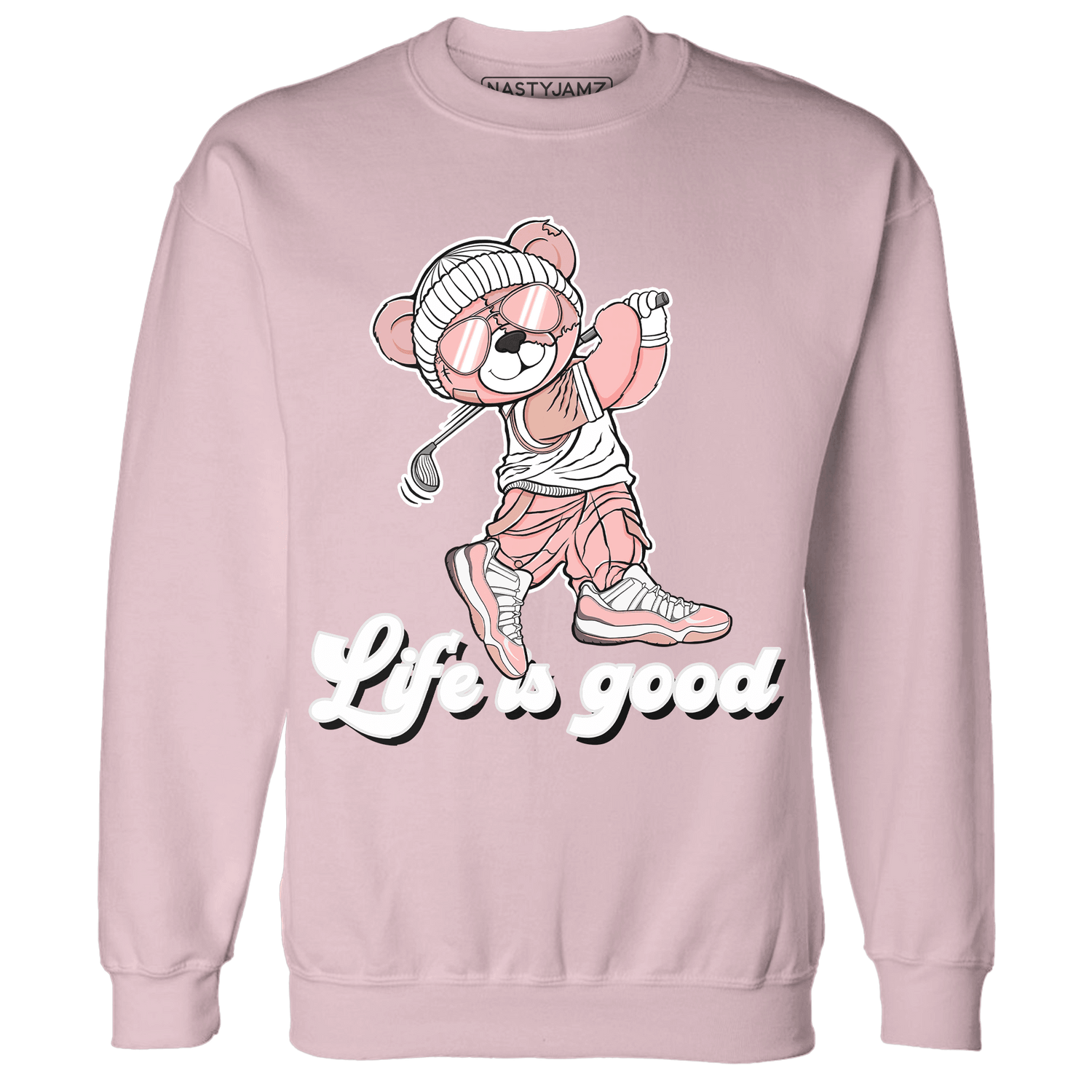 Low Legend Pink 11s Sweatshirt Match BER Like Golf - NastyJamz