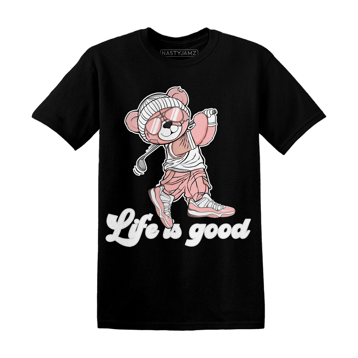 Low Legend Pink 11s T Shirt Match BER Like Golf - NastyJamz