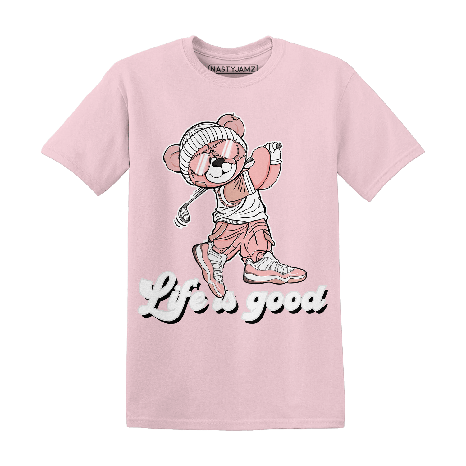 Low Legend Pink 11s T Shirt Match BER Like Golf - NastyJamz