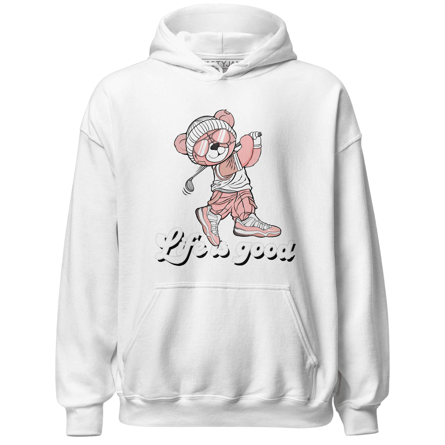 Low Legend Pink 11s Hoodie Match BER Like Golf - NastyJamz