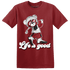 Retro Red Taxi 12s T Shirt Match BER Like Golf - NastyJamz