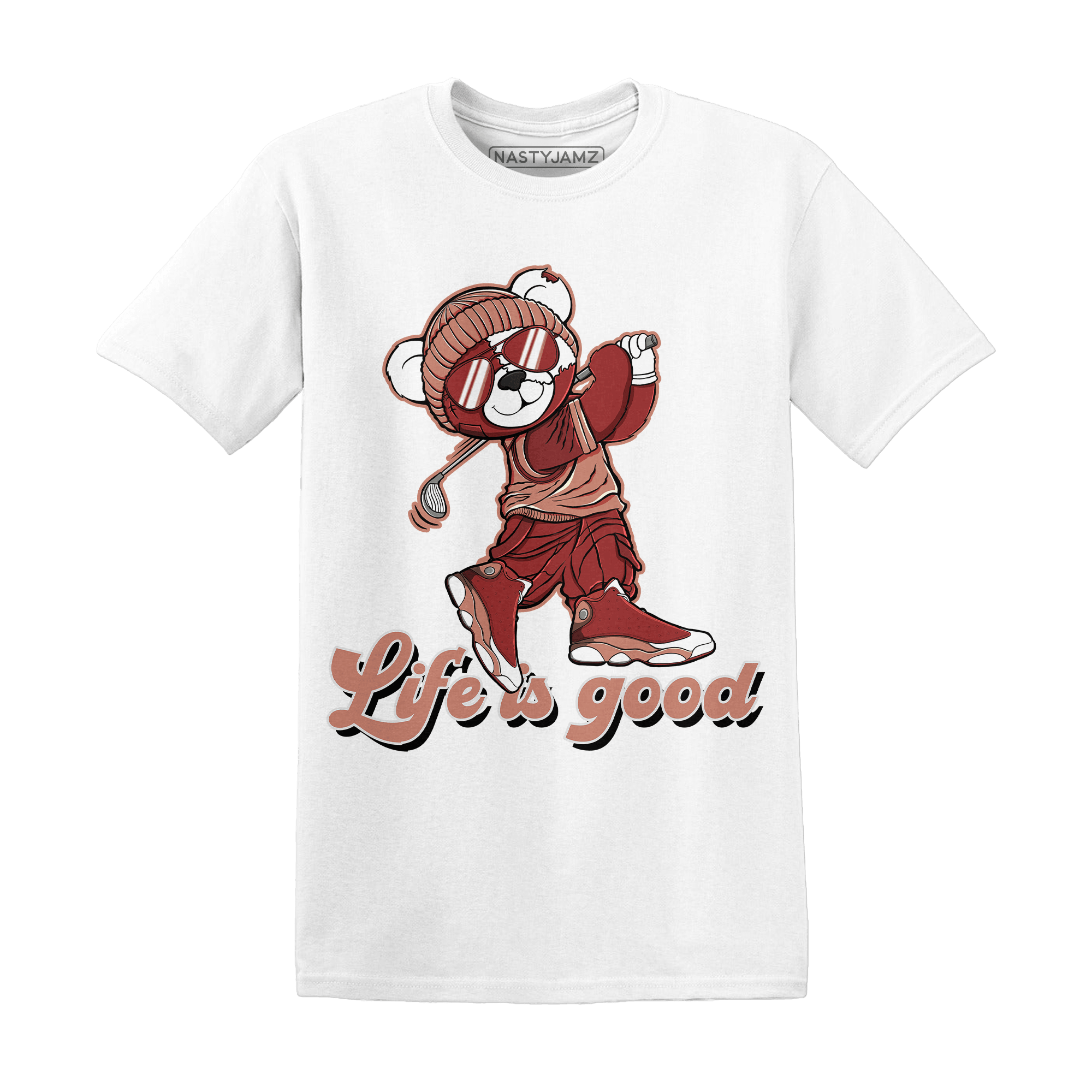 Dune Red 13s T Shirt Match BER Like Golf - NastyJamz
