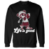 High White Team Red 1s Sweatshirt Match BER Like Golf - NastyJamz