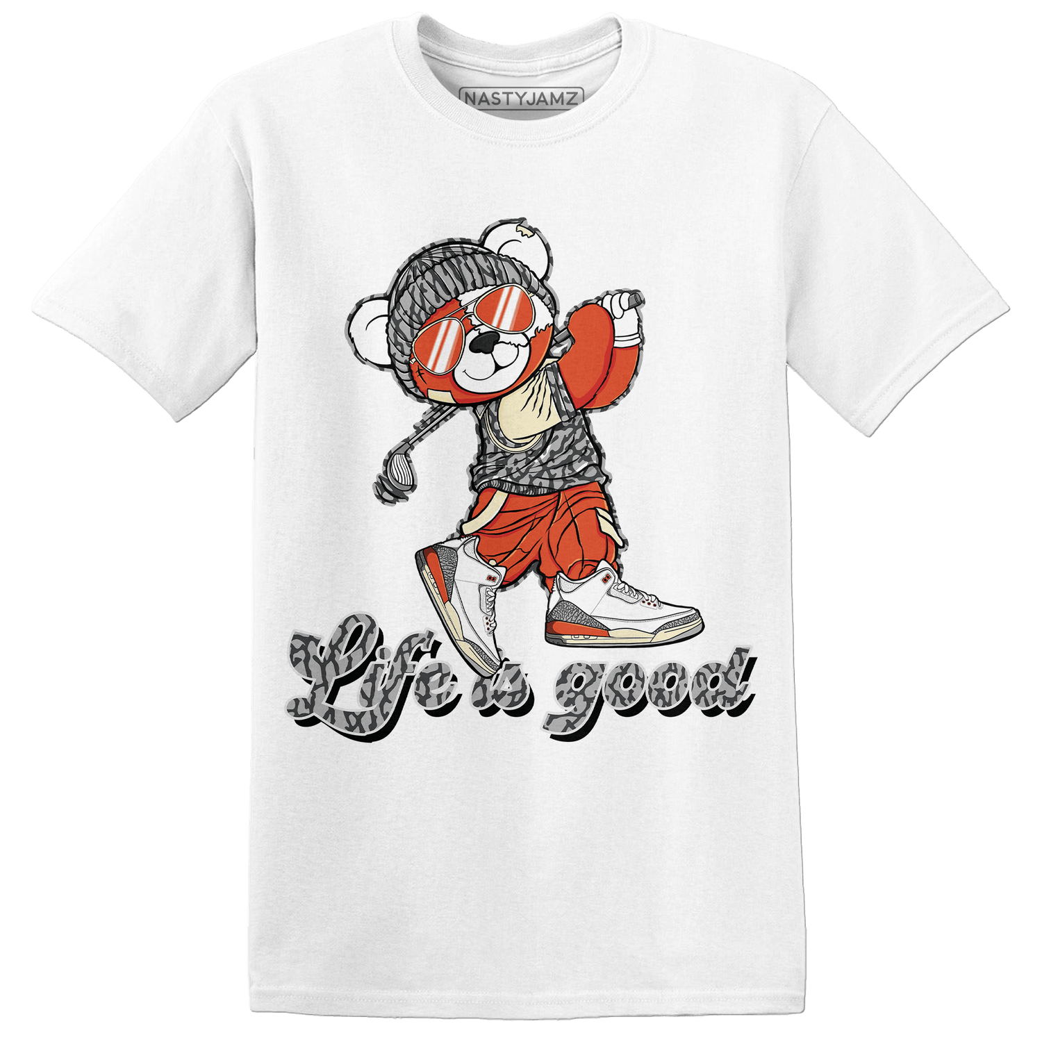 Georgia Peach 3s T Shirt Match BER Like Golf - NastyJamz