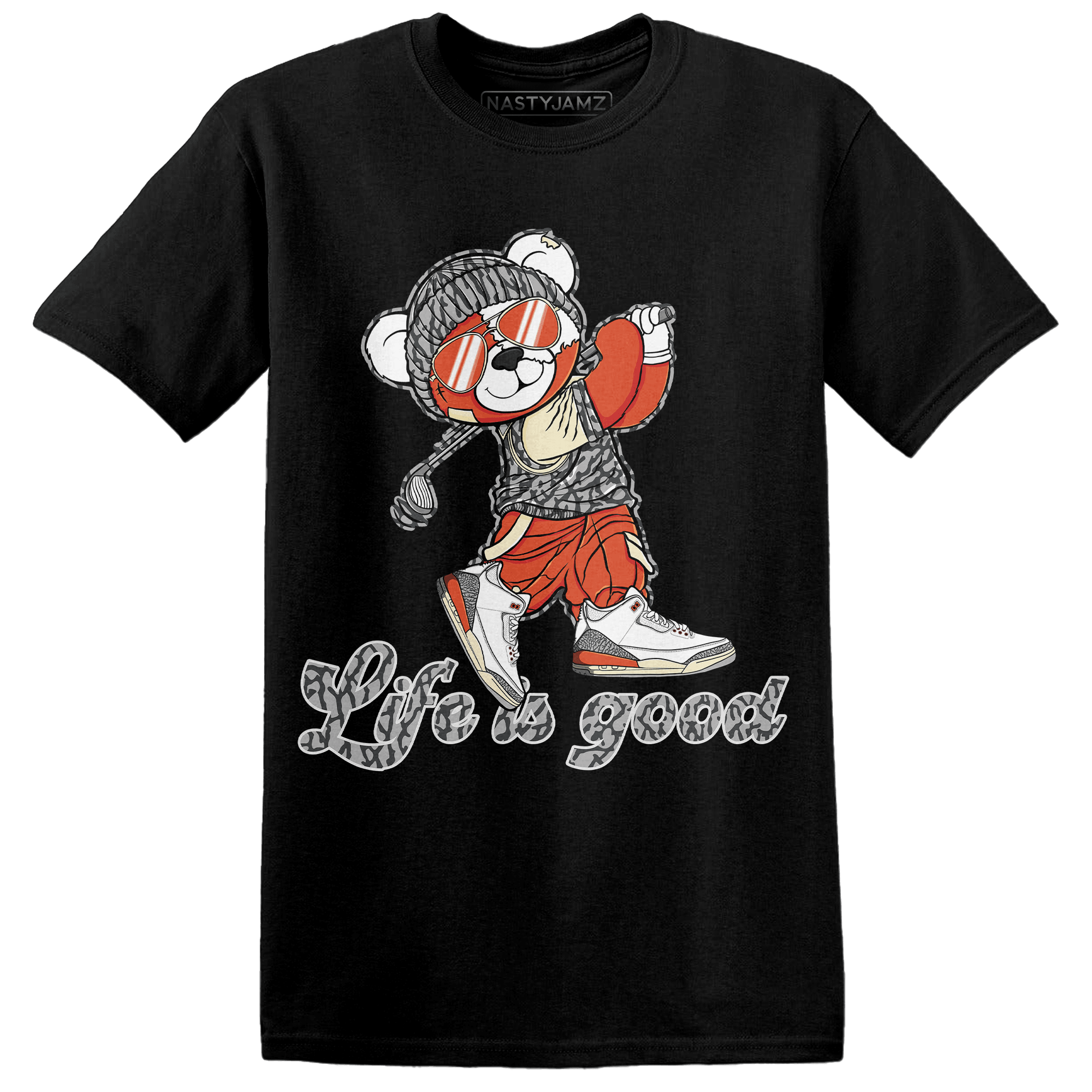 Georgia Peach 3s T Shirt Match BER Like Golf - NastyJamz