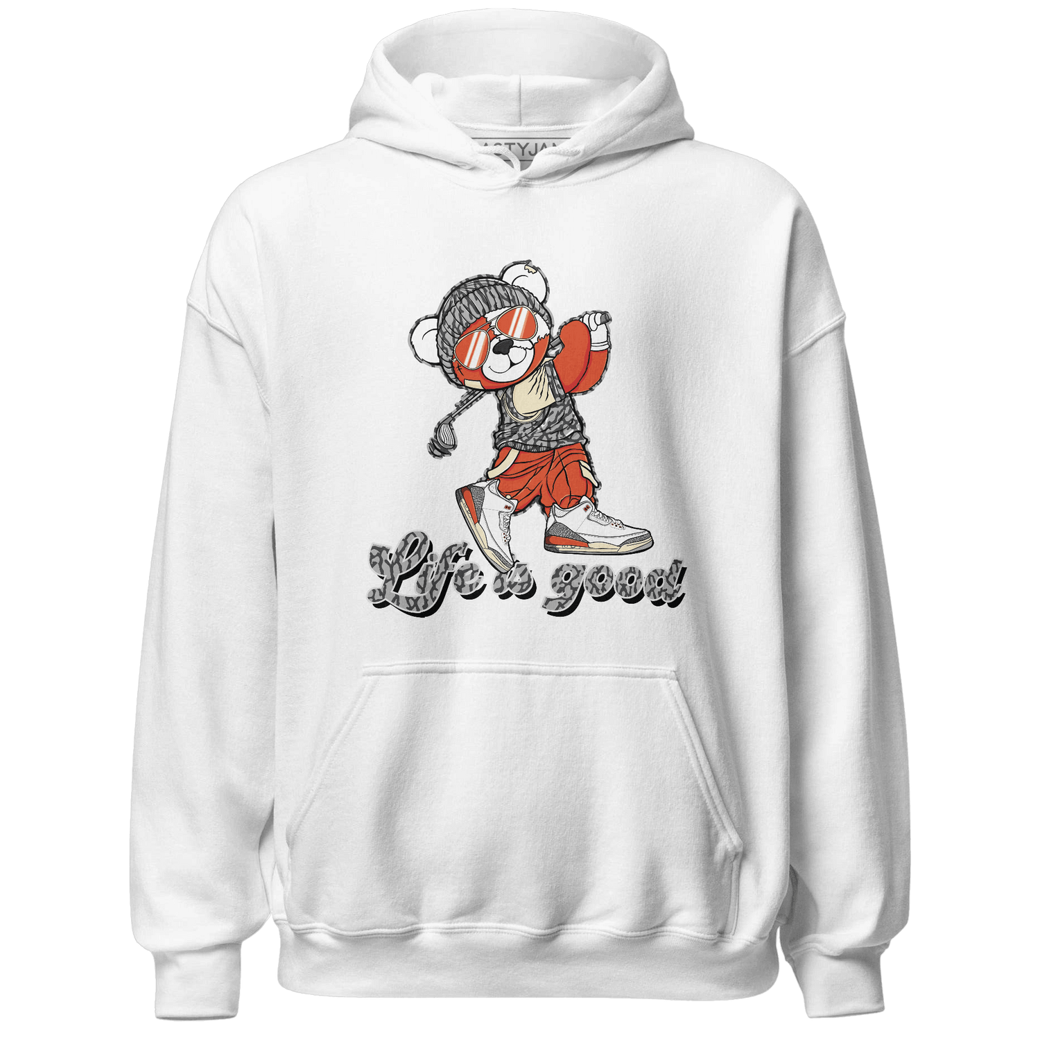 Georgia Peach 3s Hoodie Match BER Like Golf - NastyJamz