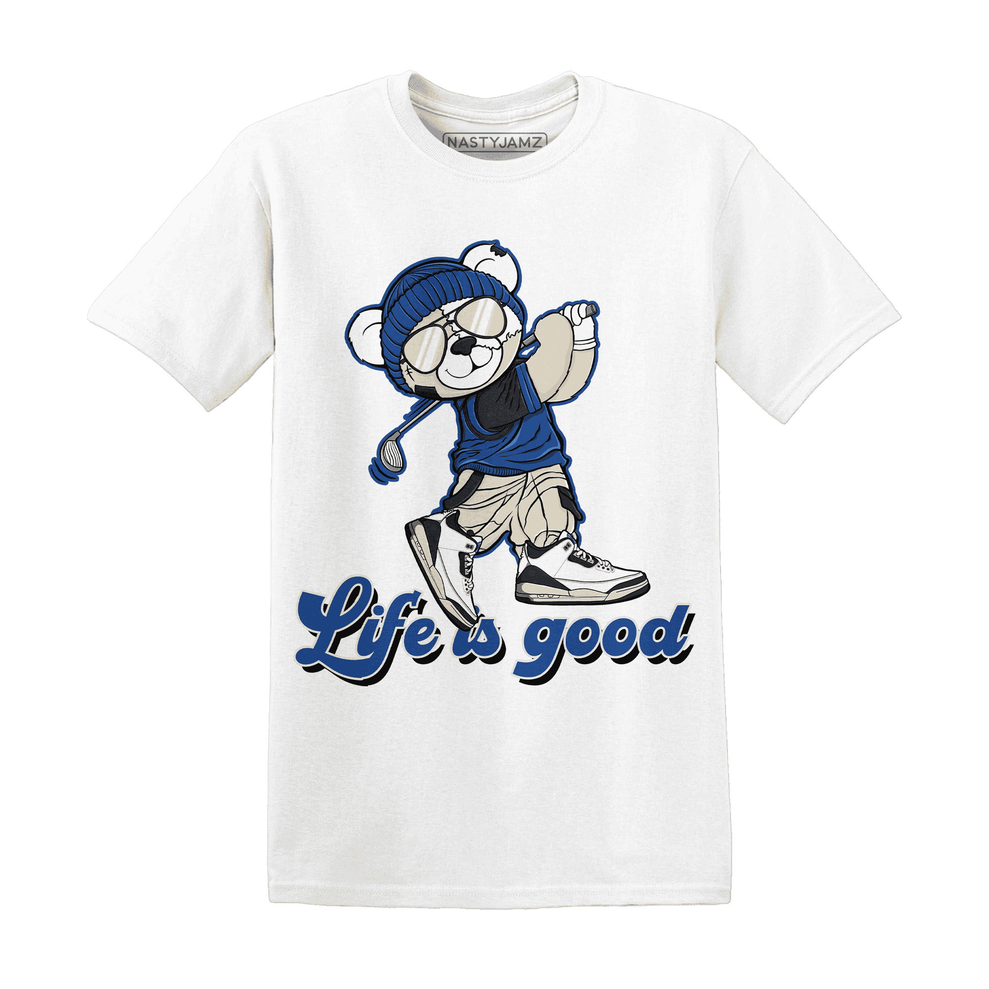 Quaiii 54 3s T Shirt Match BER Like Golf - NastyJamz