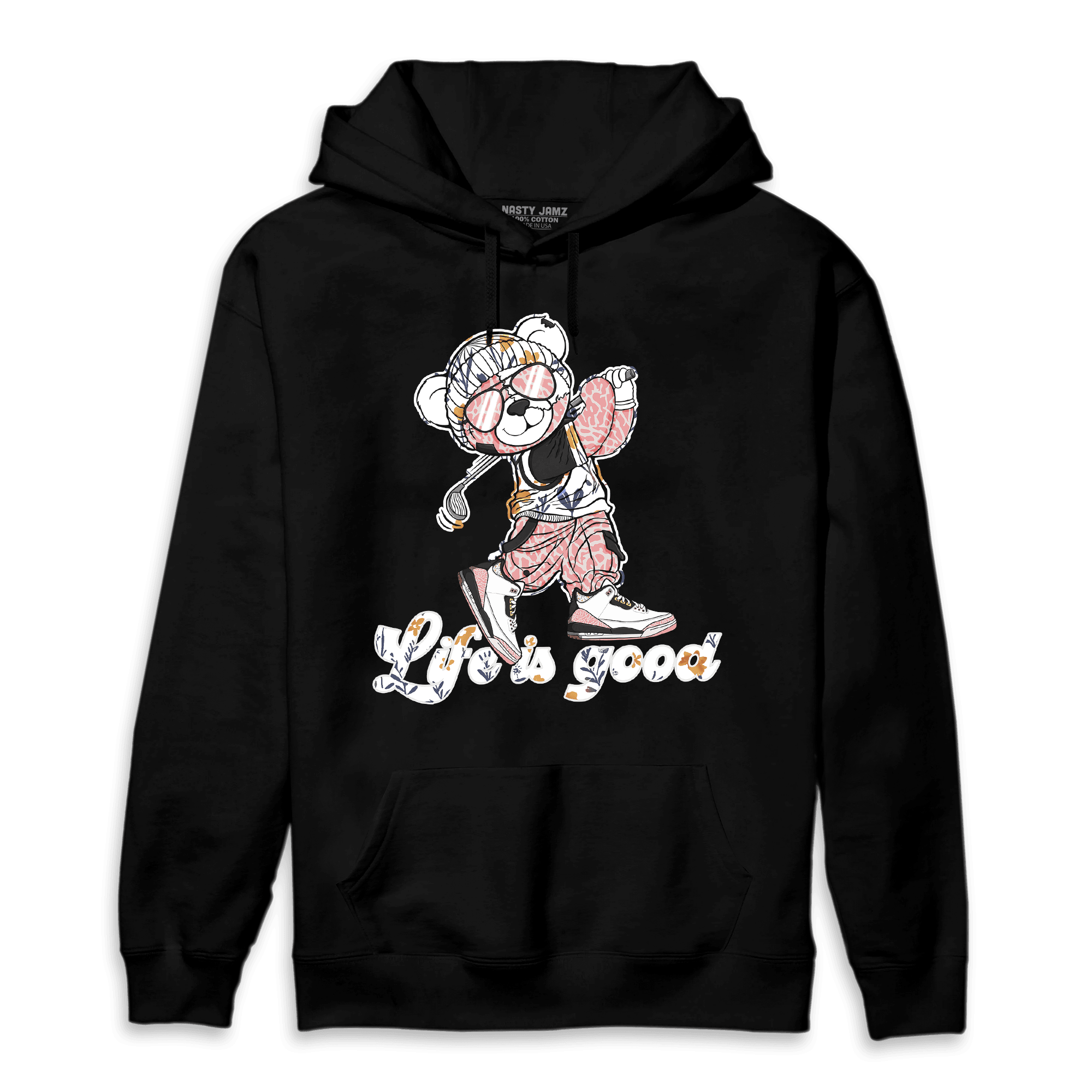 Red Stardust 3s Hoodie Match BER Like Golf - NastyJamz