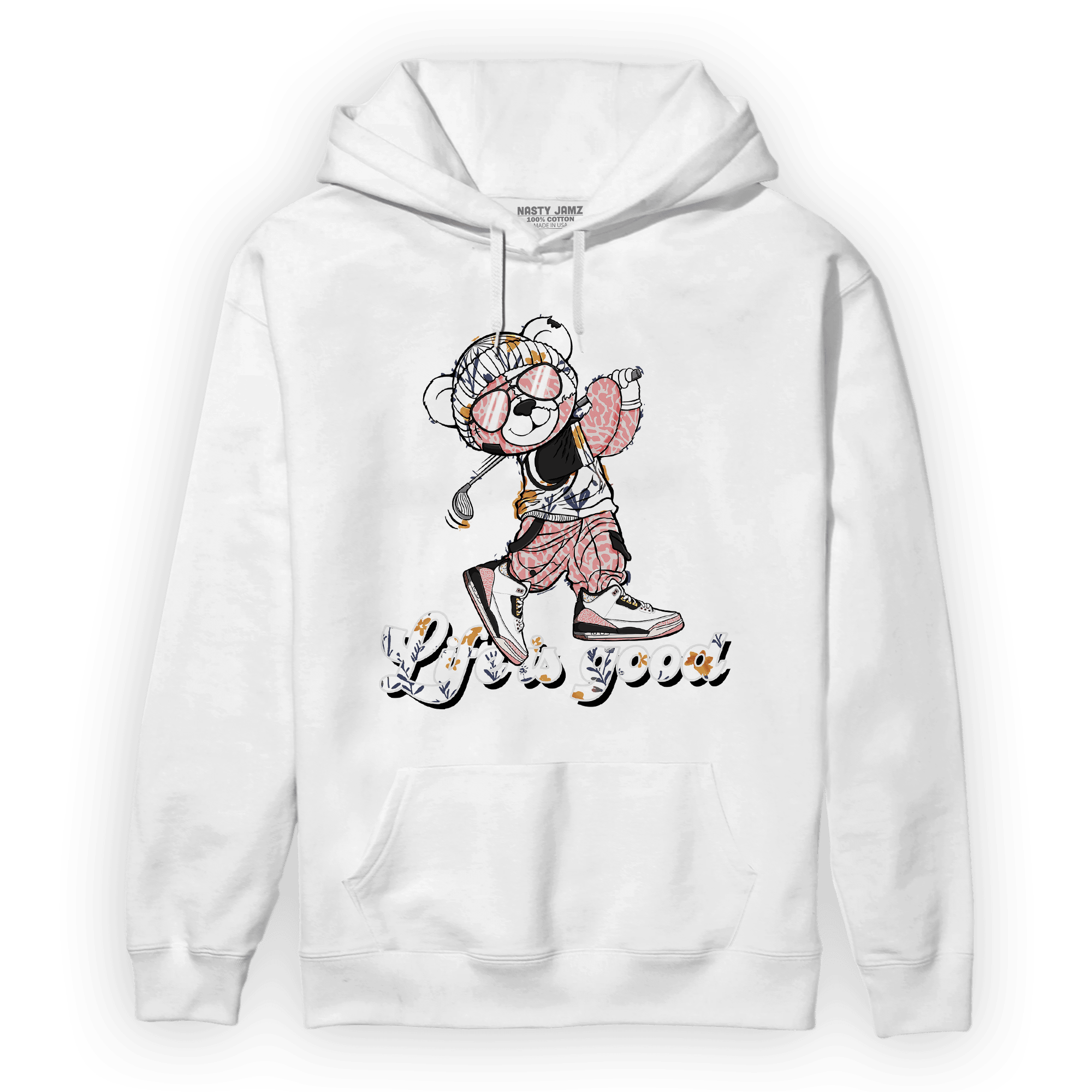 Red Stardust 3s Hoodie Match BER Like Golf - NastyJamz