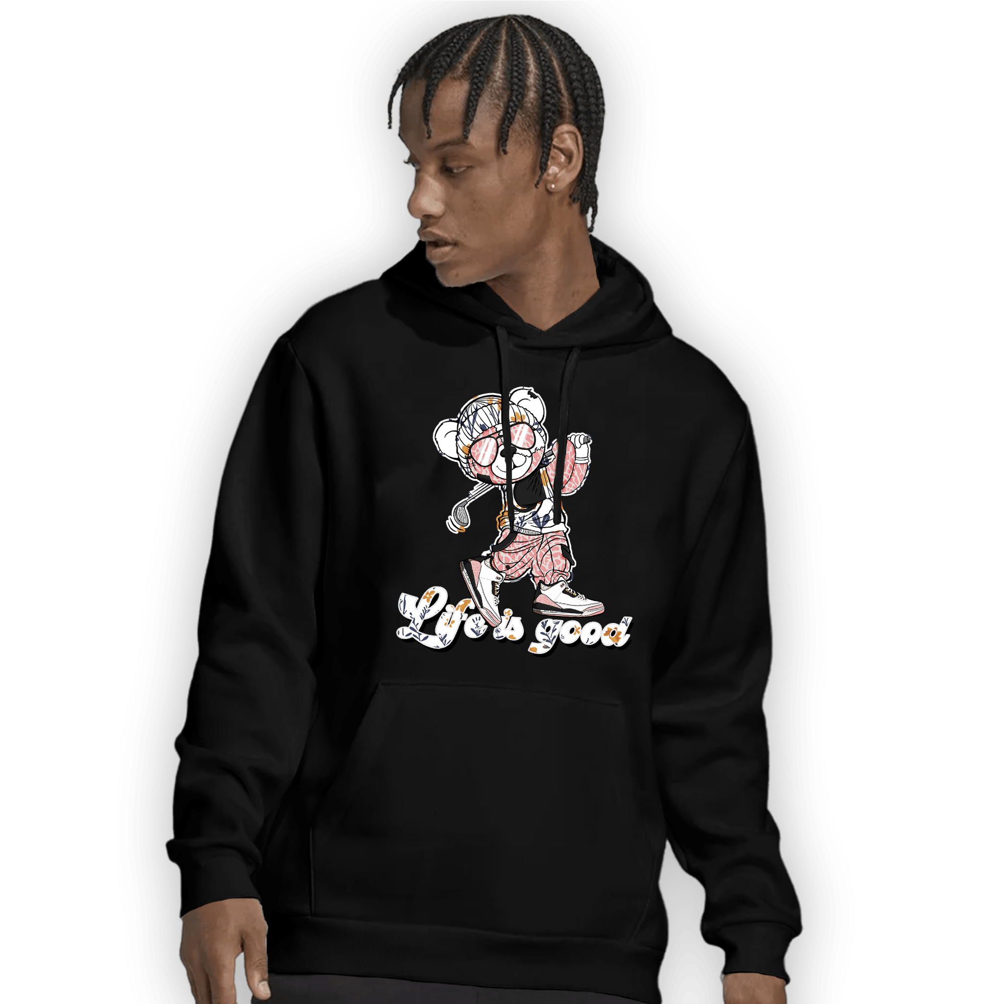 Red Stardust 3s Hoodie Match BER Like Golf - NastyJamz