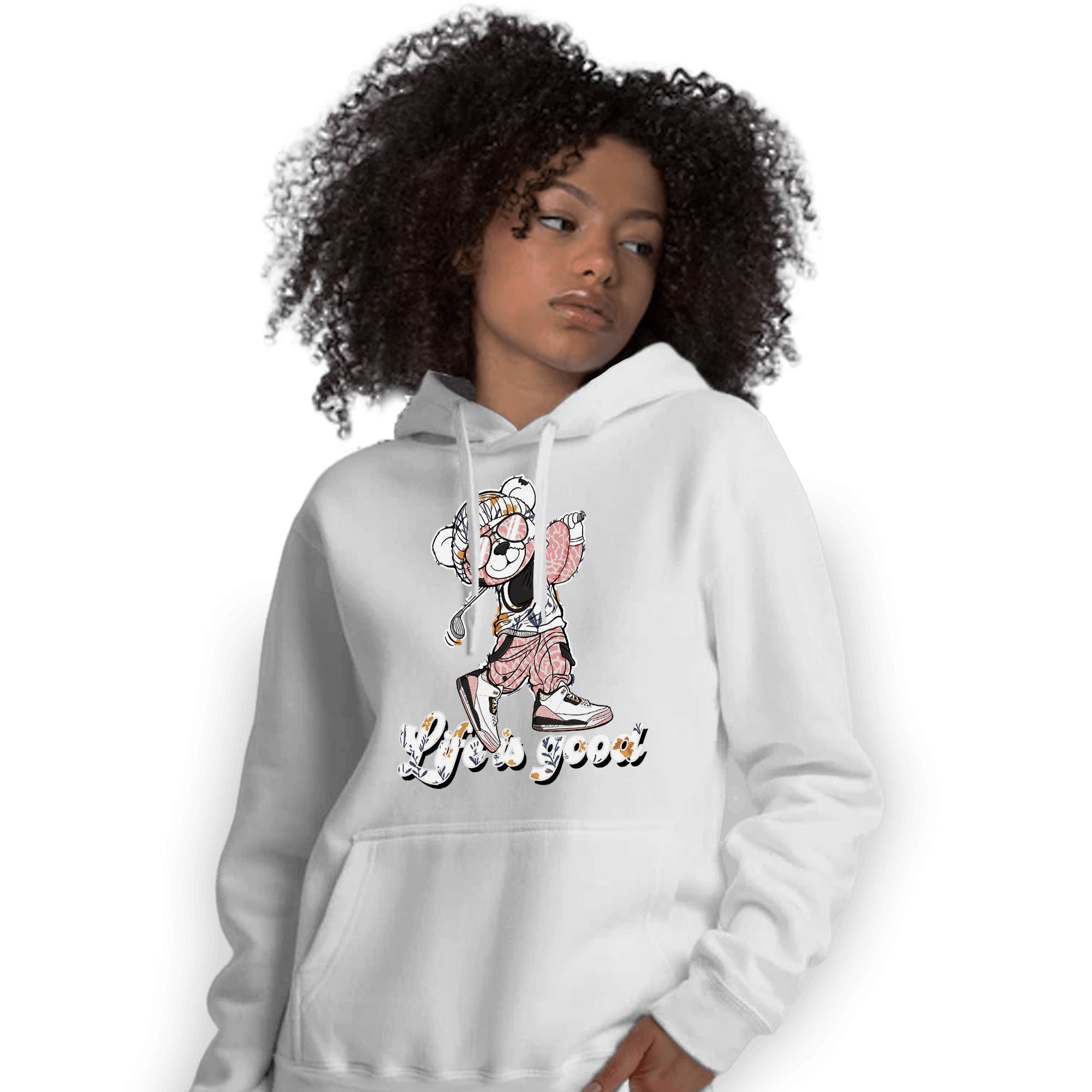 Red Stardust 3s Hoodie Match BER Like Golf - NastyJamz